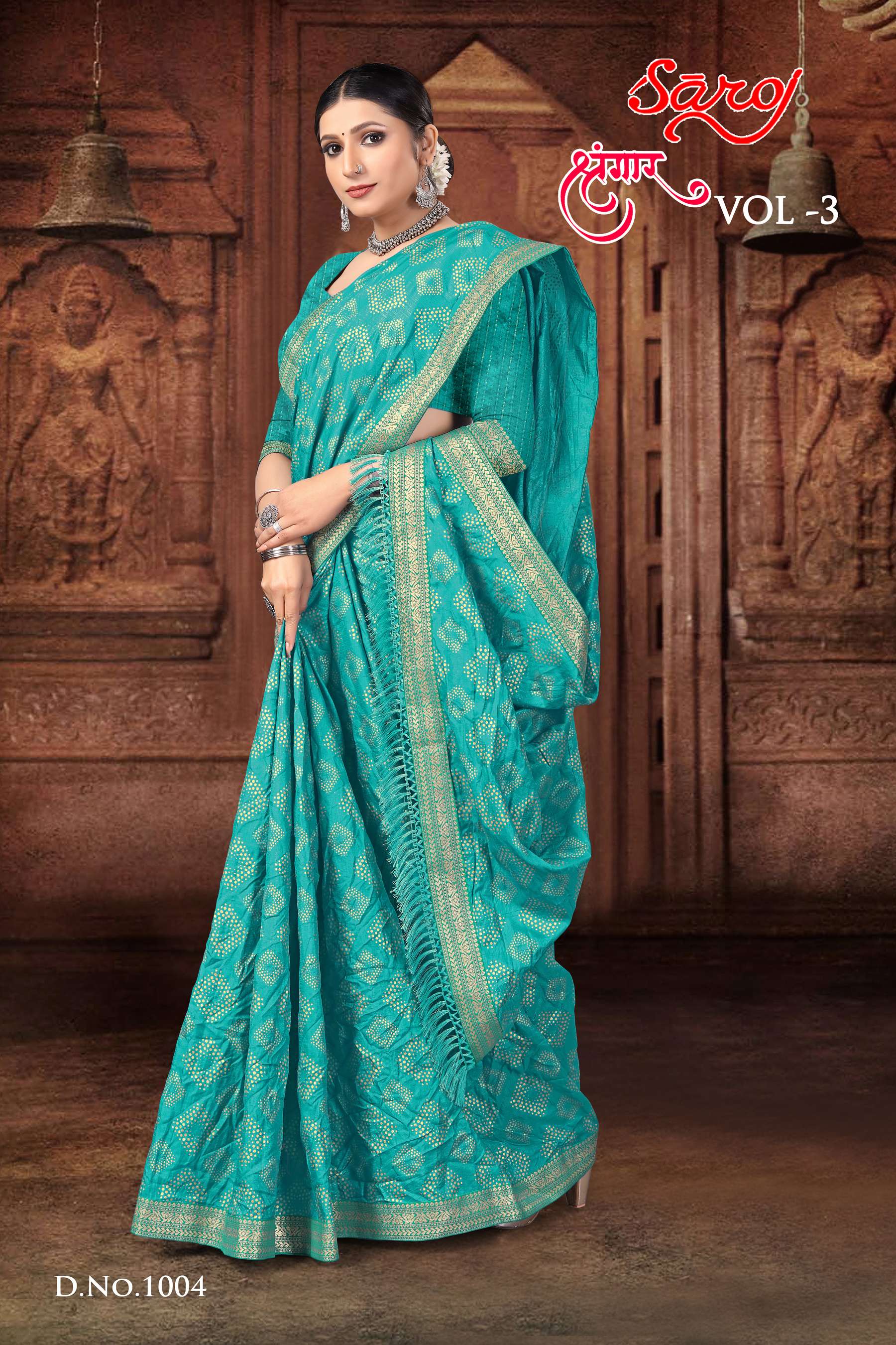 Saroj textile presents Shrungaar vol 3 casual sarees catalogue