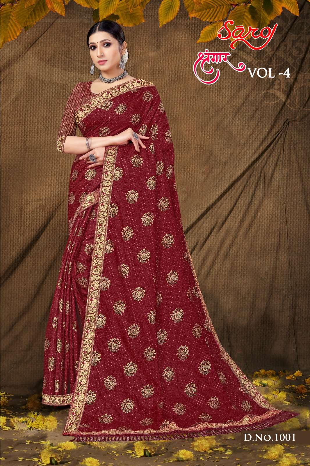 Saroj textile presents Shrungaar vol 4 casual sarees catalogue
