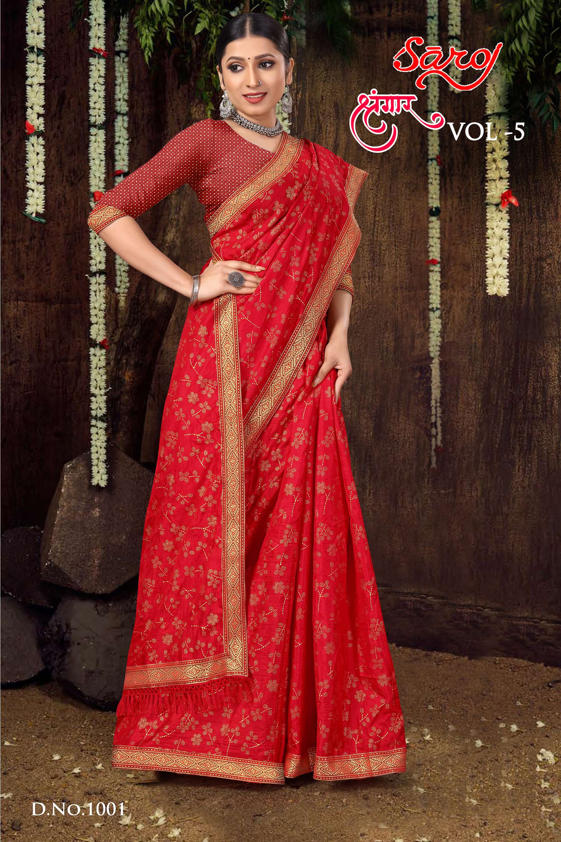 Saroj textile presents Shrungaar vol 5 casual sarees catalogue