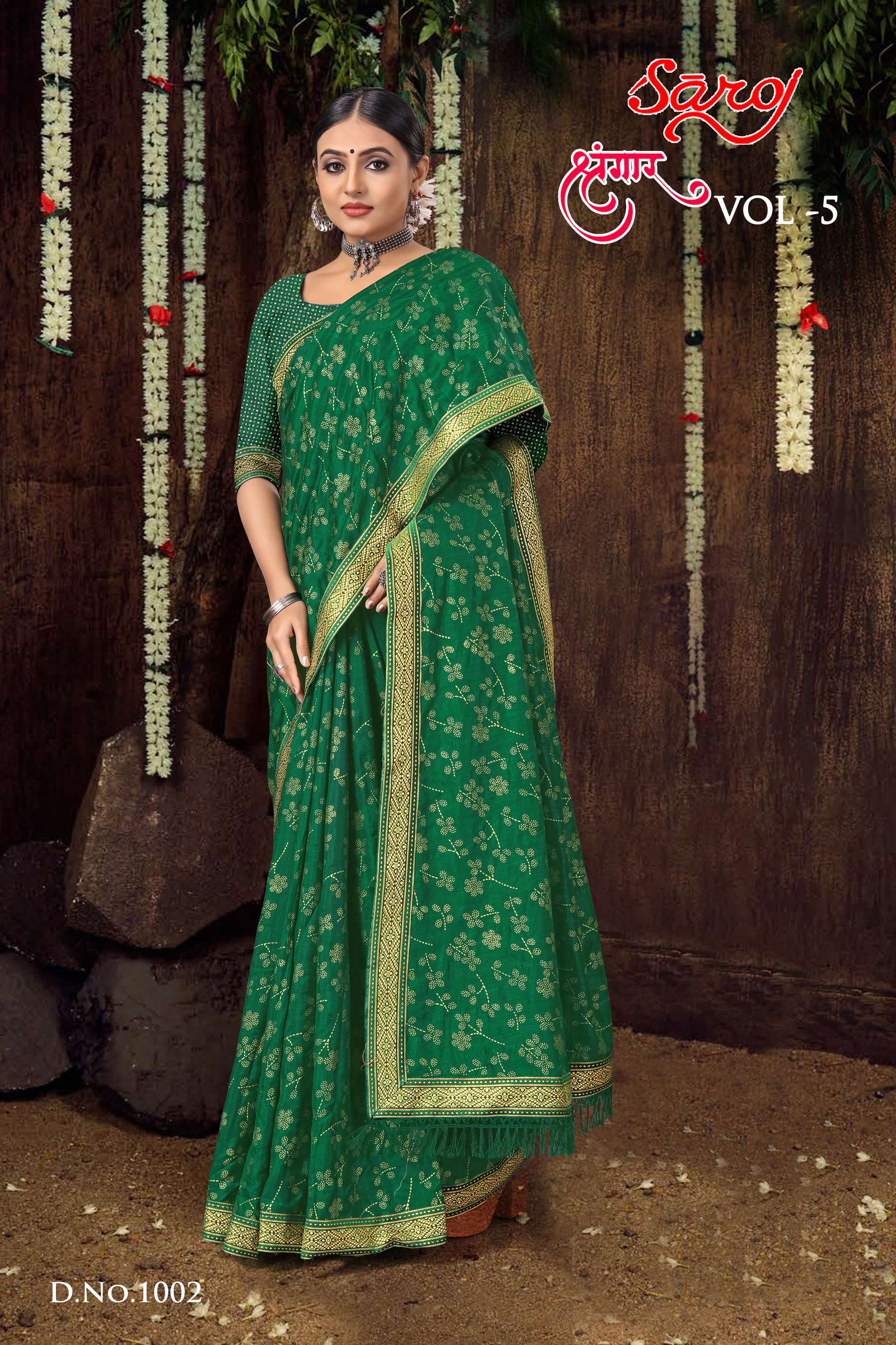 Saroj textile presents Shrungaar vol 5 casual sarees catalogue