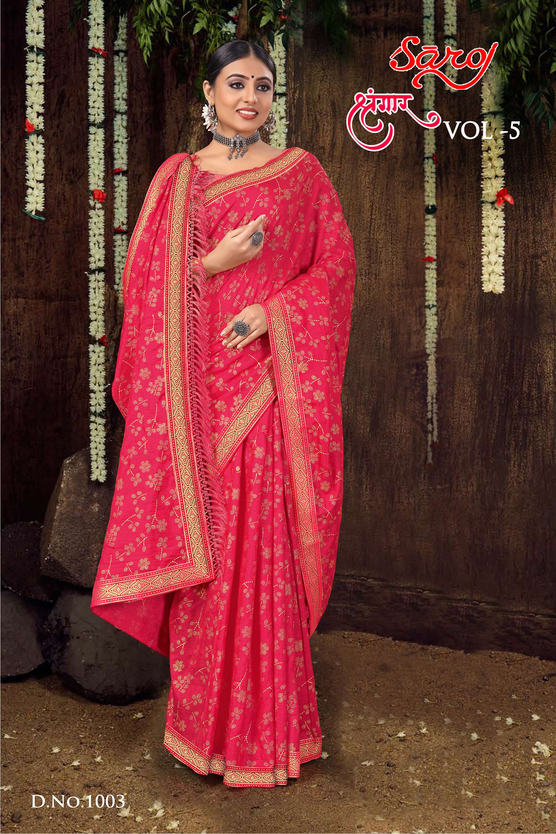 Saroj textile presents Shrungaar vol 5 casual sarees catalogue