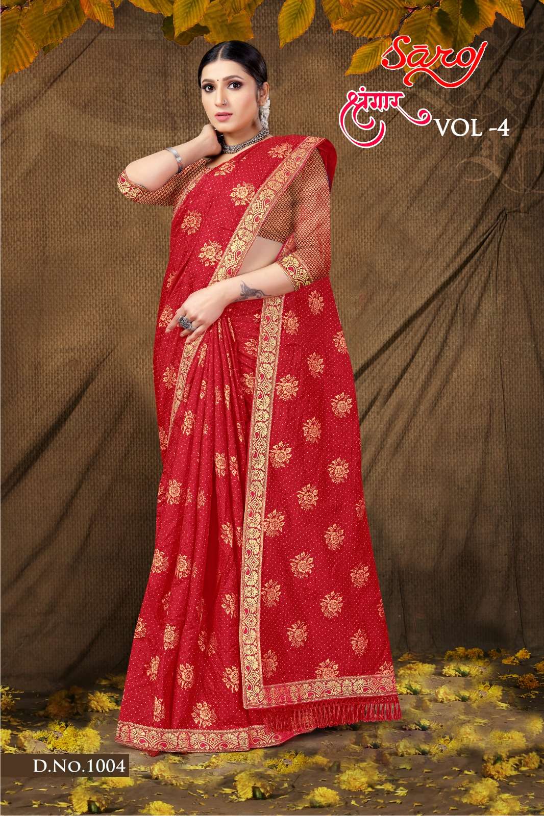 Saroj textile presents Shrungaar vol 4 casual sarees catalogue