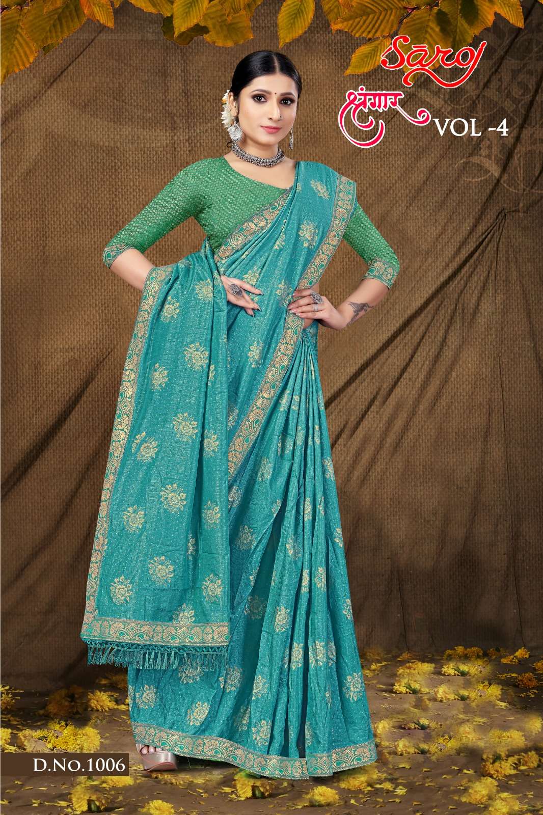 Saroj textile presents Shrungaar vol 4 casual sarees catalogue