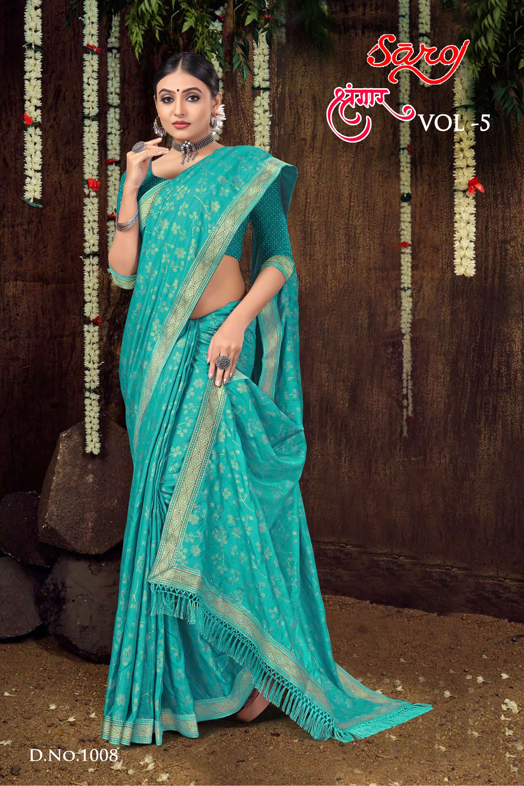Saroj textile presents Shrungaar vol 5 casual sarees catalogue