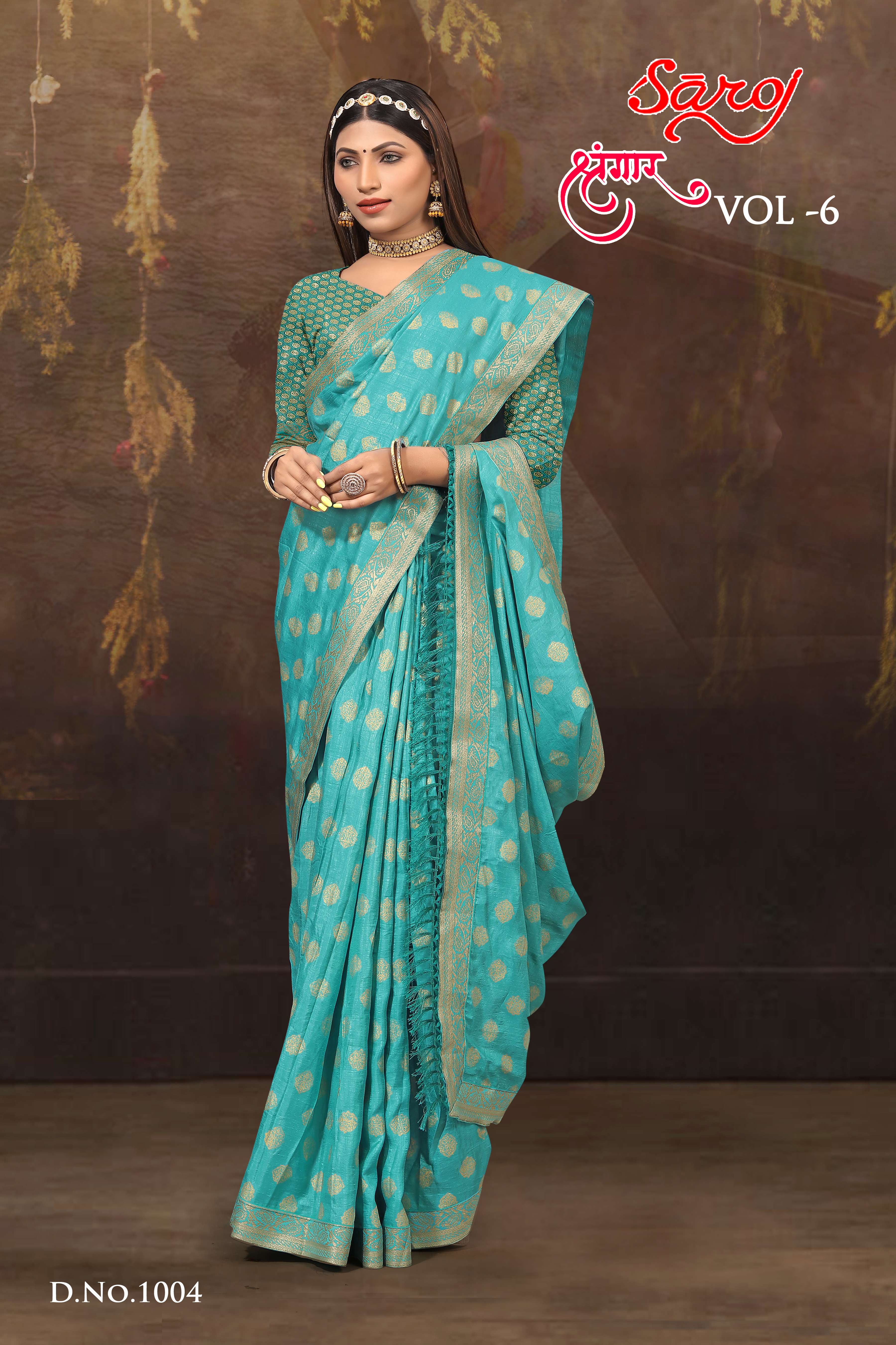 Saroj textile presents Shrungaar vol 6 casual sarees catalogue