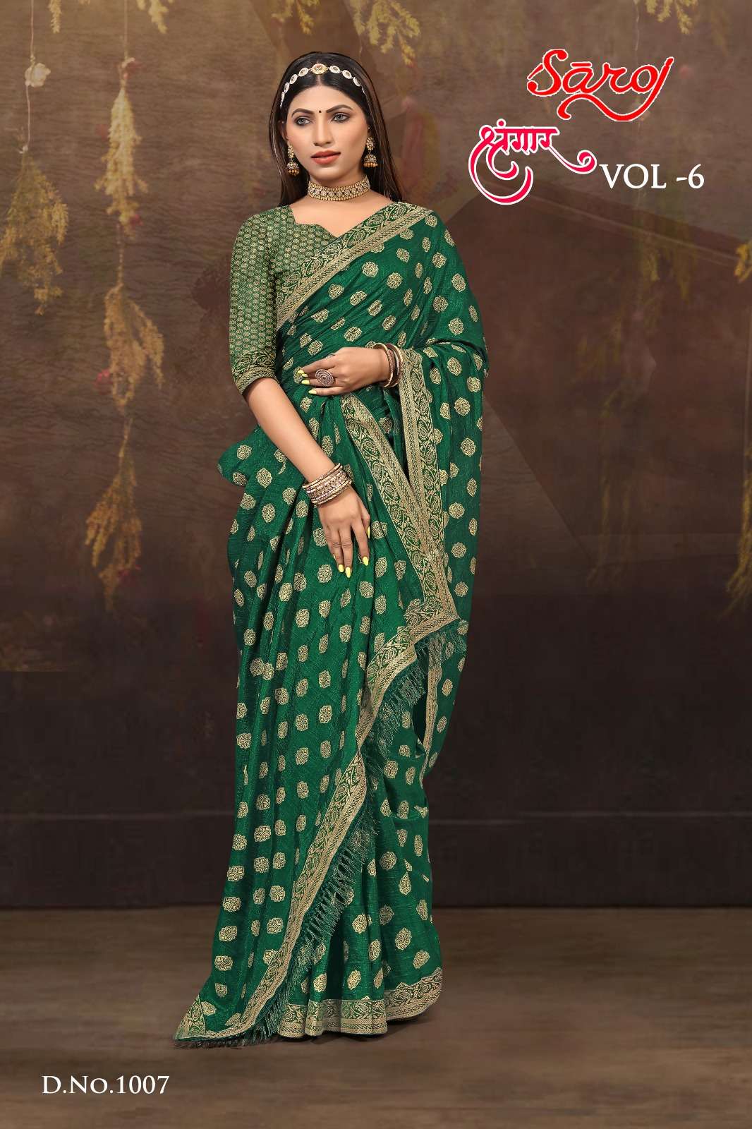 Saroj textile presents Shrungaar vol 6 casual sarees catalogue