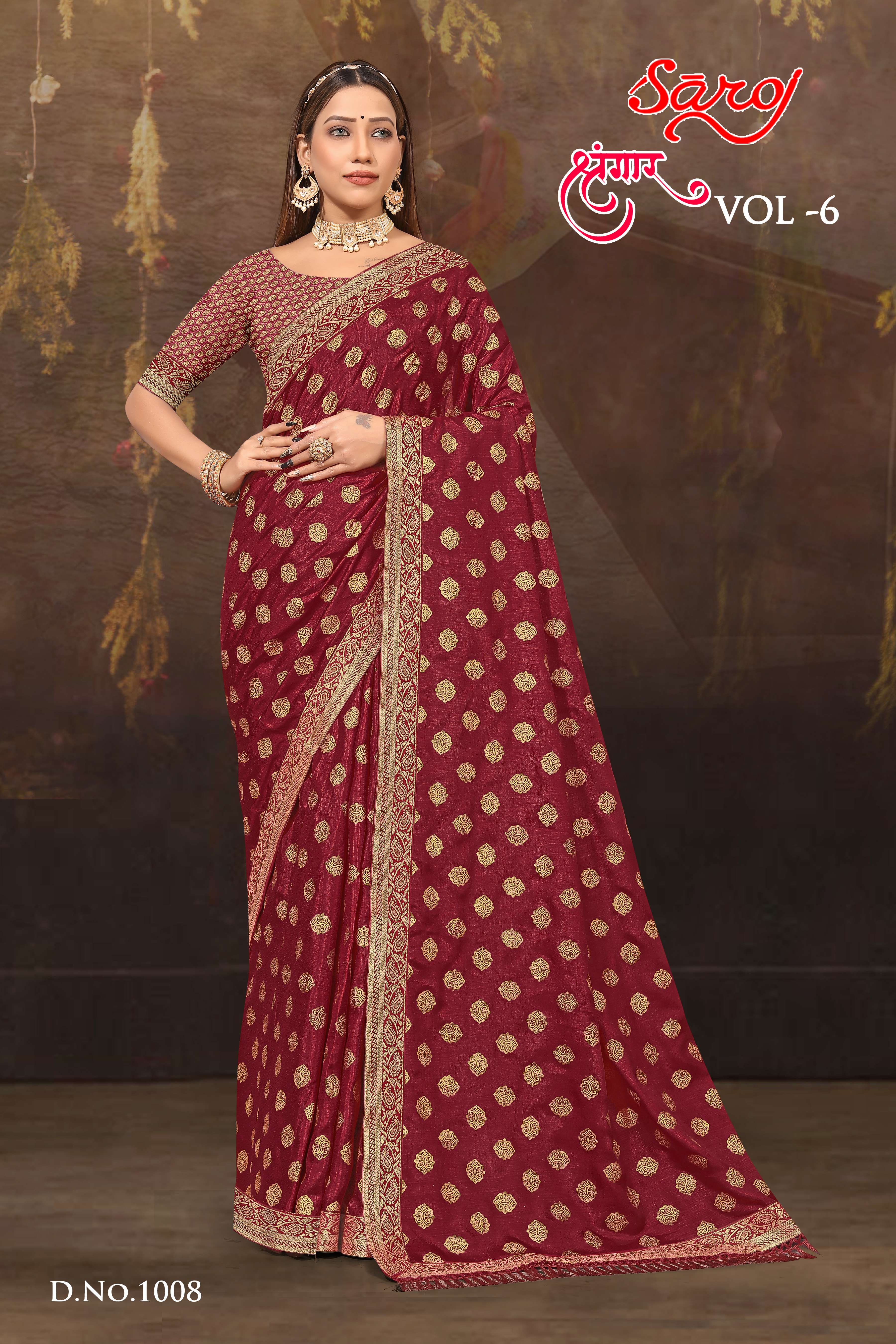 Saroj textile presents Shrungaar vol 6 casual sarees catalogue