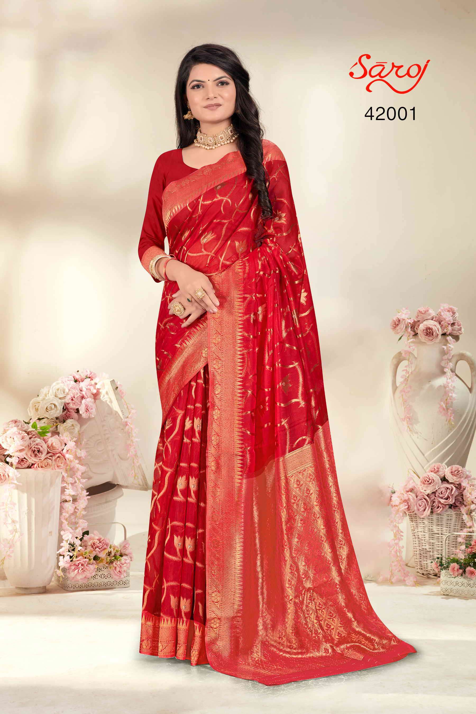 Saroj textile presents Swaroopa vol 1 Designer sarees catalogue