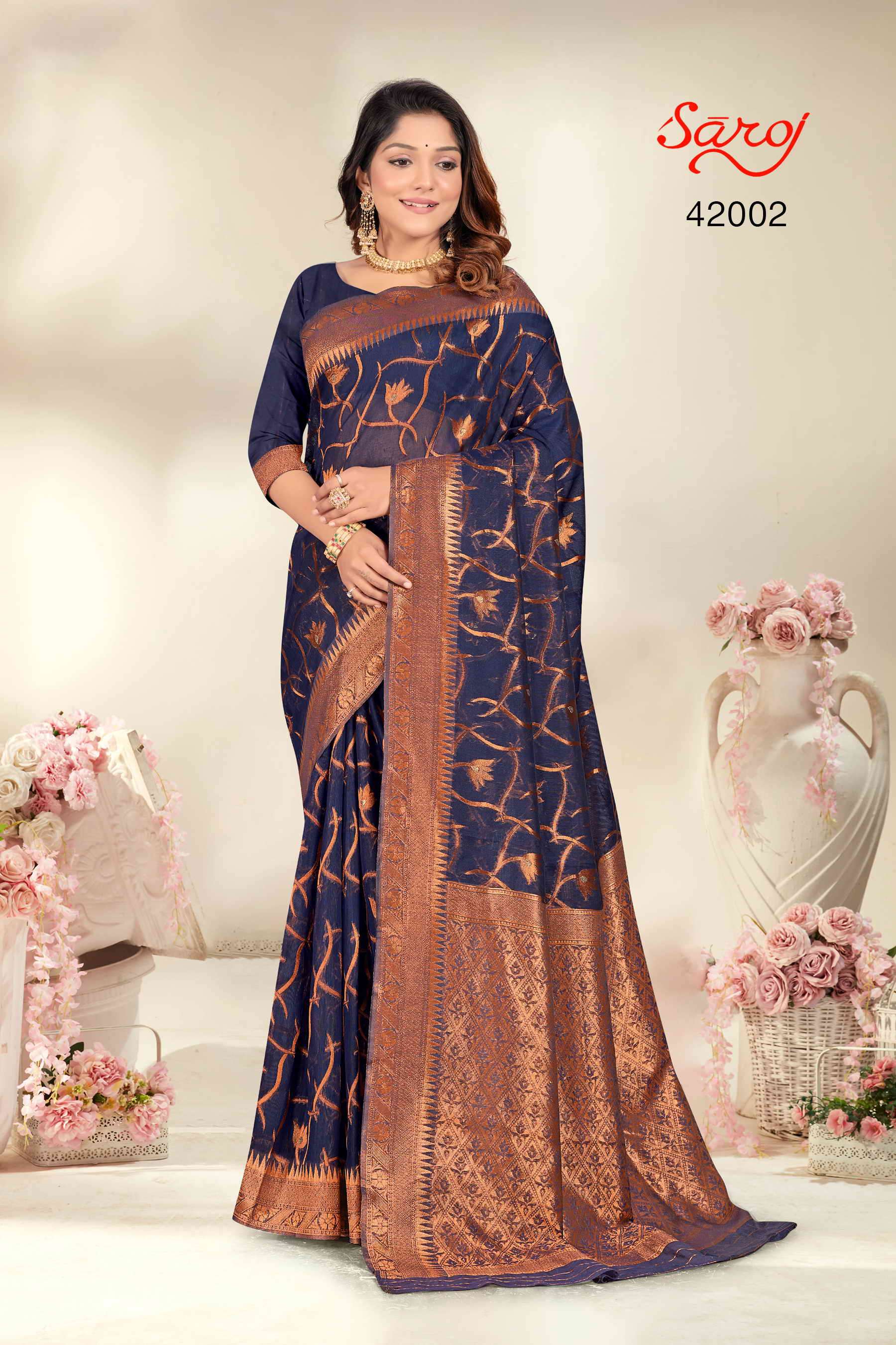 Saroj textile presents Swaroopa vol 1 Designer sarees catalogue