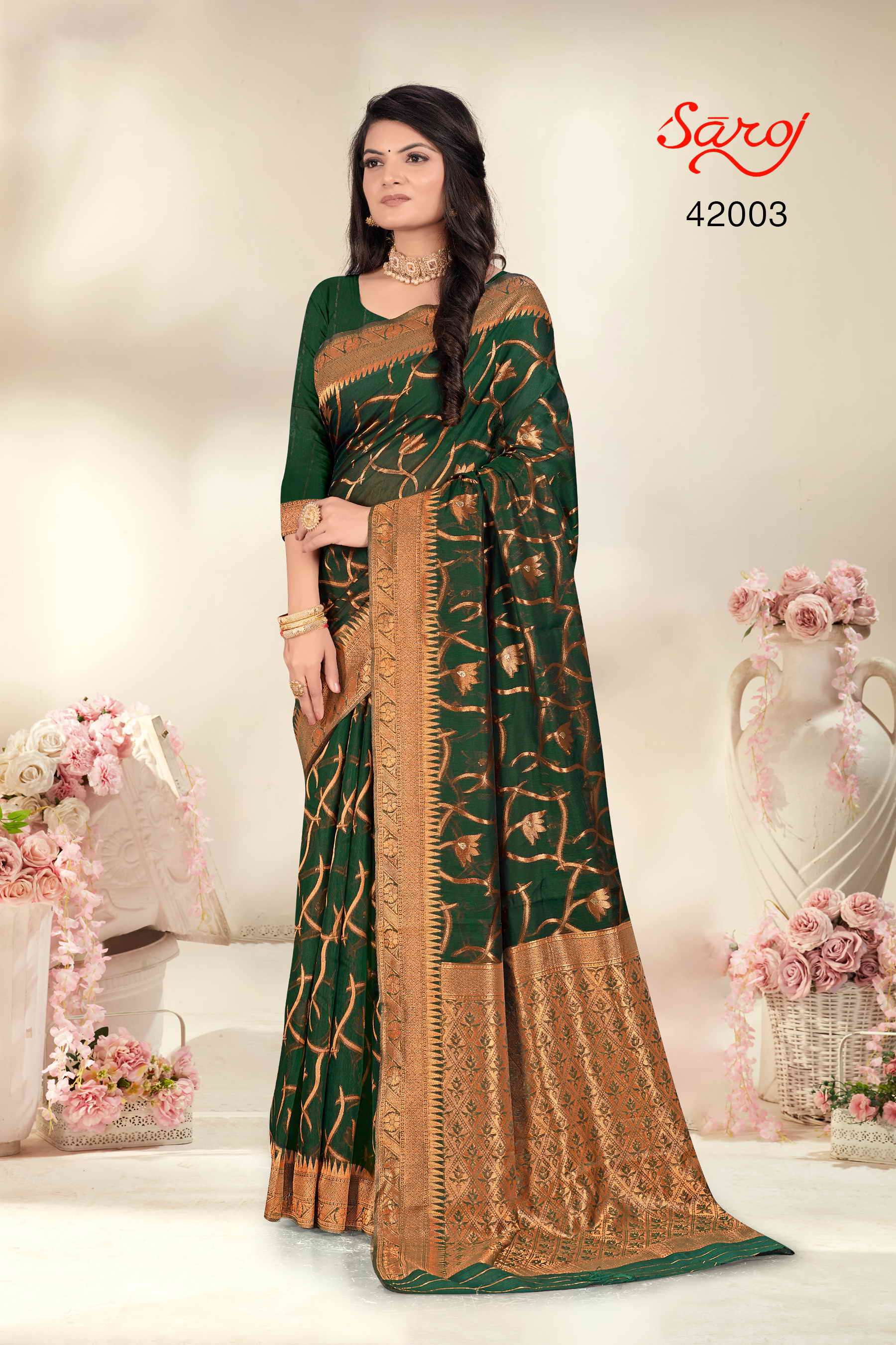 Saroj textile presents Swaroopa vol 1 Designer sarees catalogue