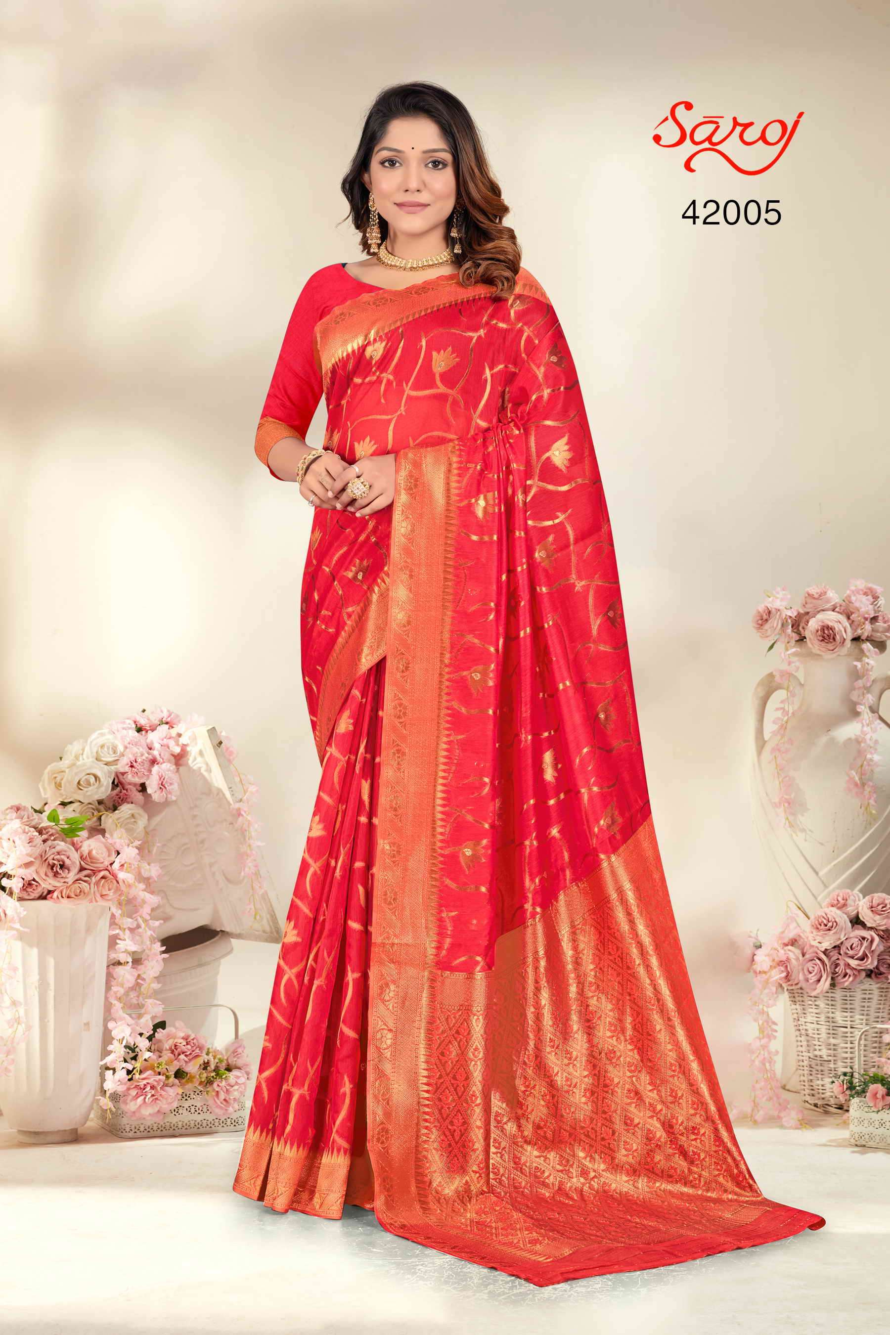 Saroj textile presents Swaroopa vol 1 Designer sarees catalogue