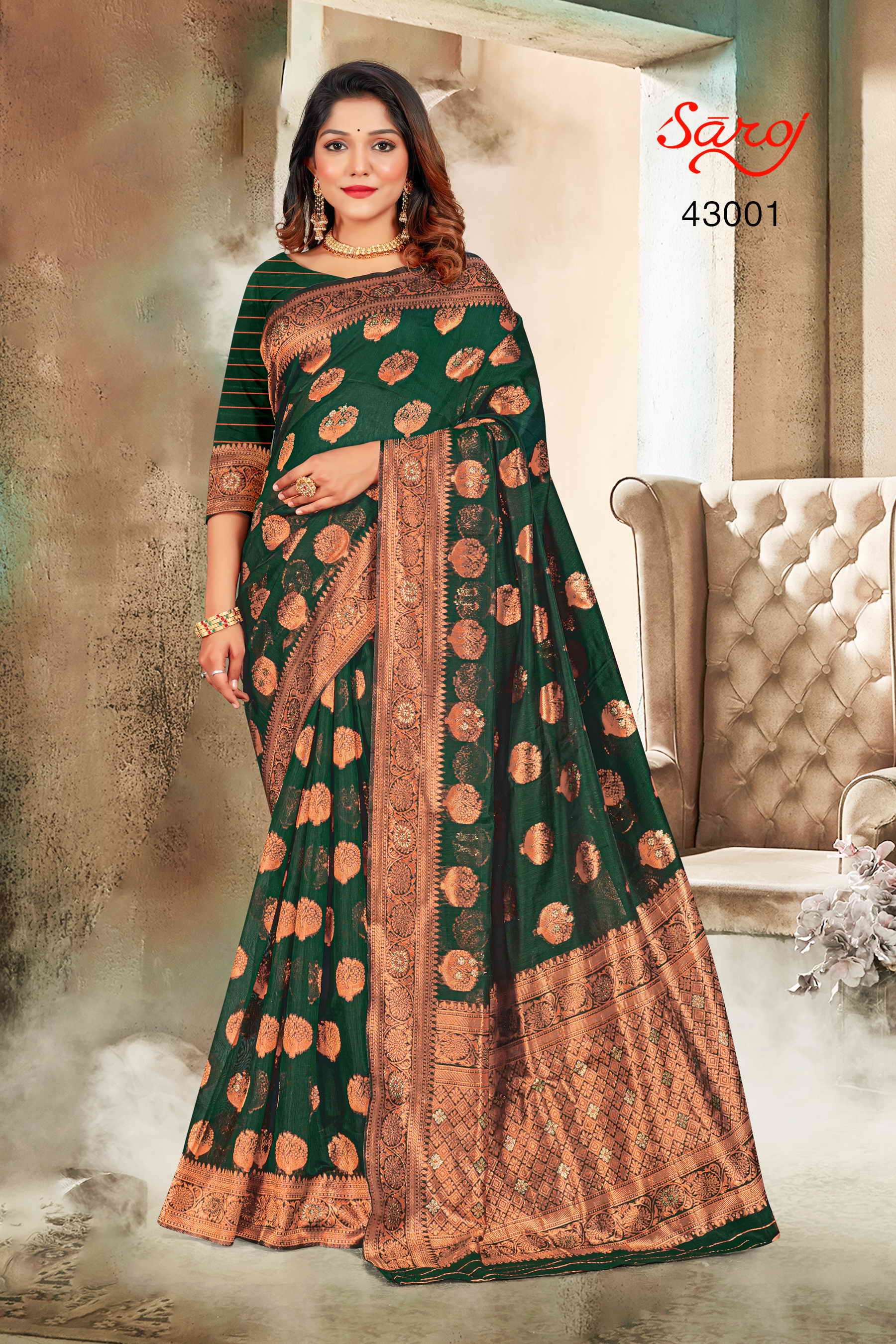 Saroj textile presents Swaroopa vol 2 Designer sarees catalogue