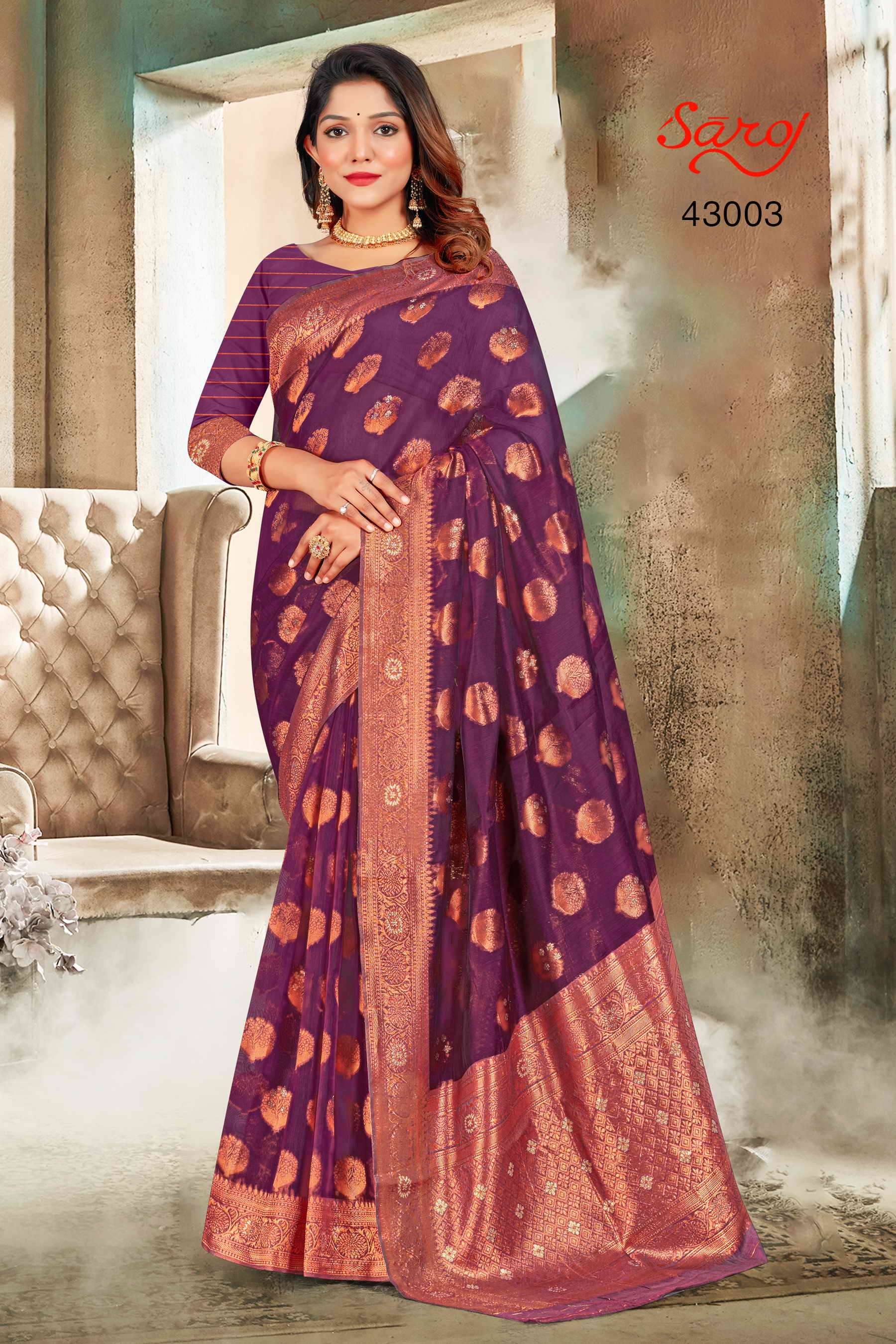 Saroj textile presents Swaroopa vol 2 Designer sarees catalogue
