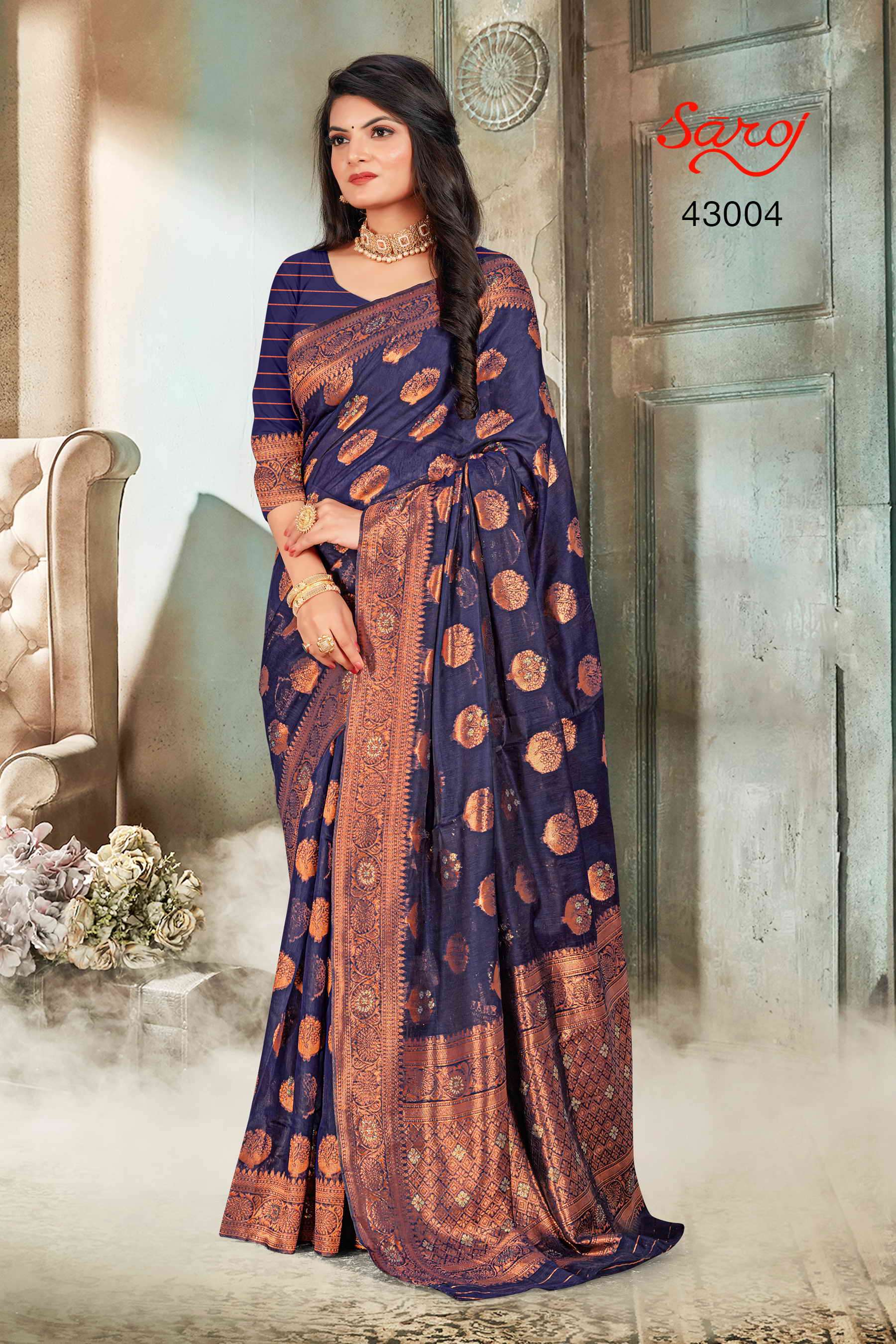 Saroj textile presents Swaroopa vol 2 Designer sarees catalogue