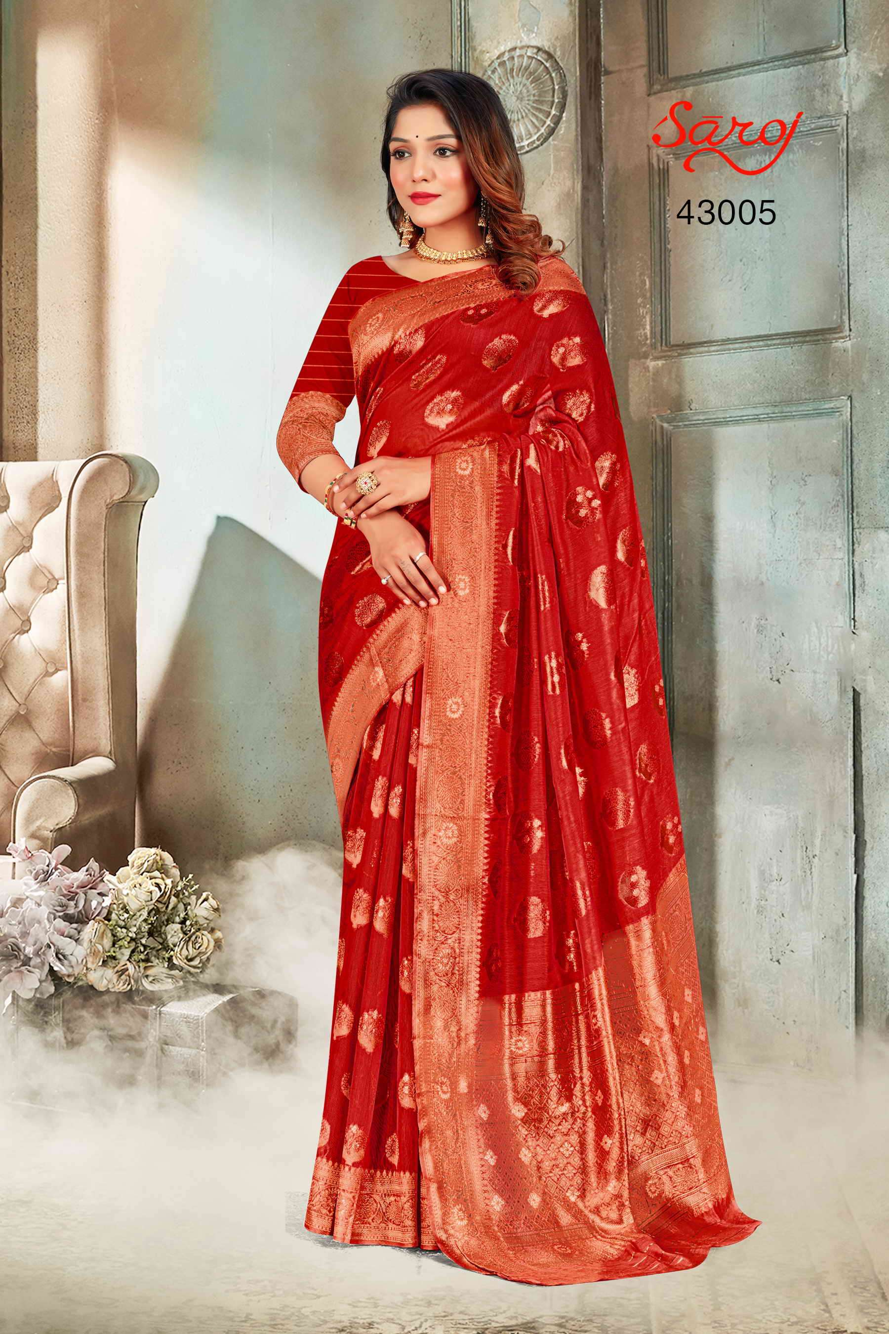 Saroj textile presents Swaroopa vol 2 Designer sarees catalogue