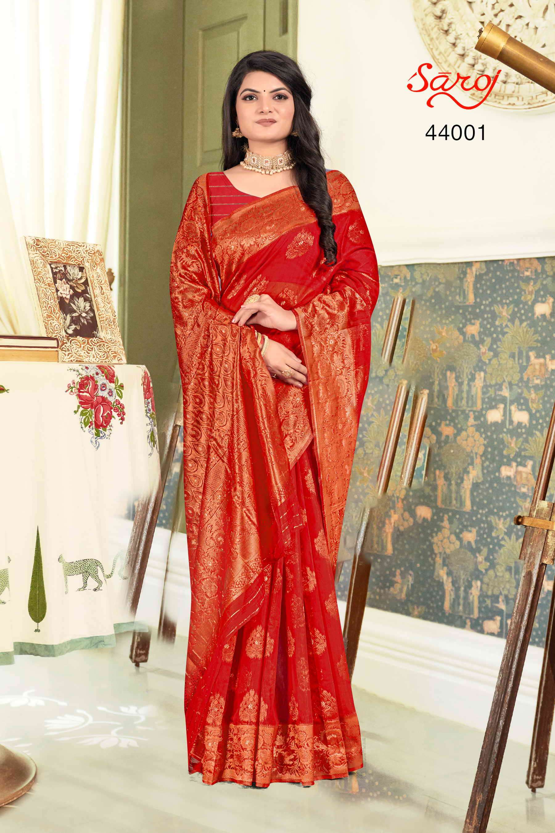 Saroj textile presents Swaroopa vol 3 Designer sarees catalogue