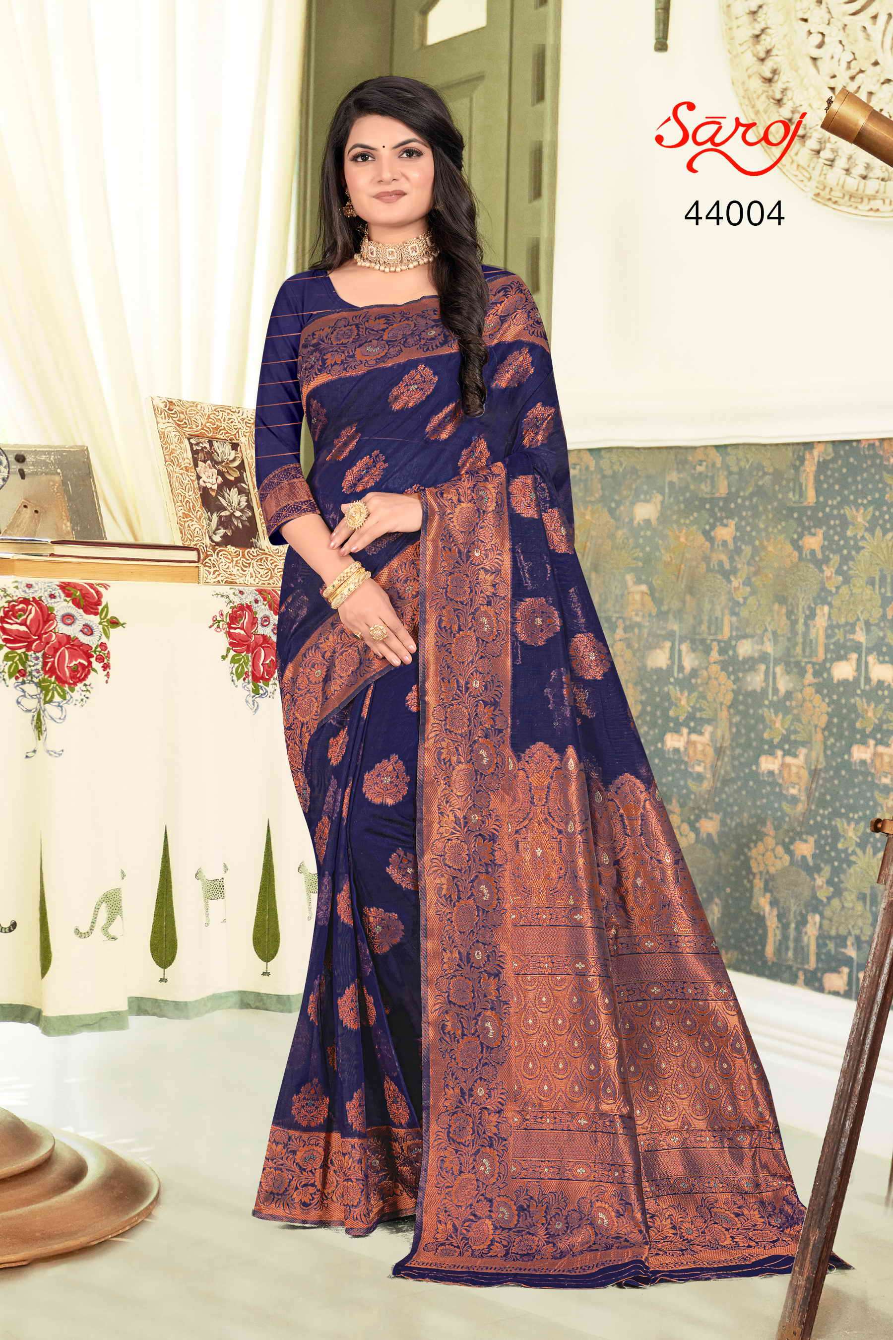 Saroj textile presents Swaroopa vol 3 Designer sarees catalogue
