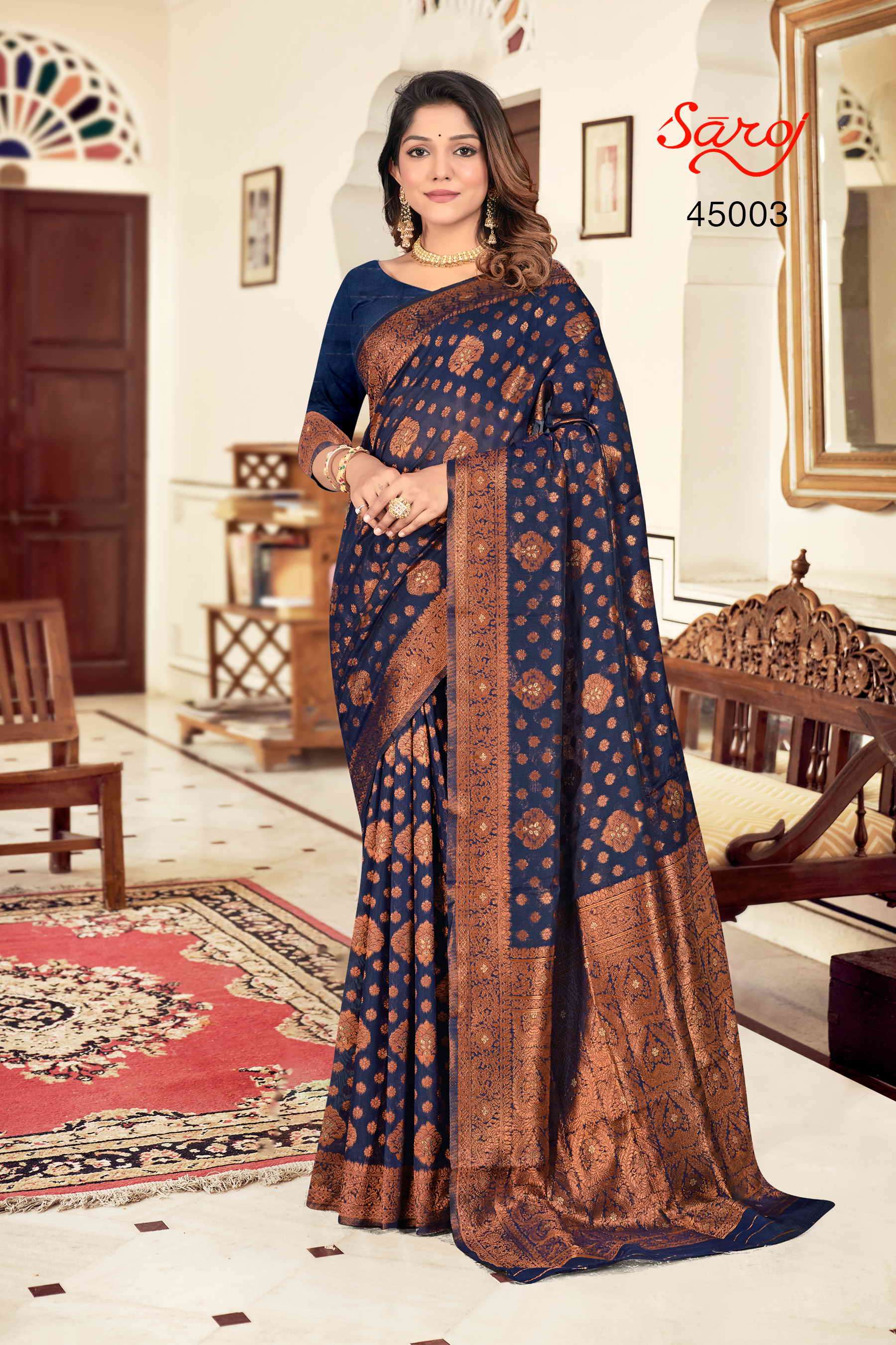 Saroj textile presents Swaroopa vol 4 Designer sarees catalogue