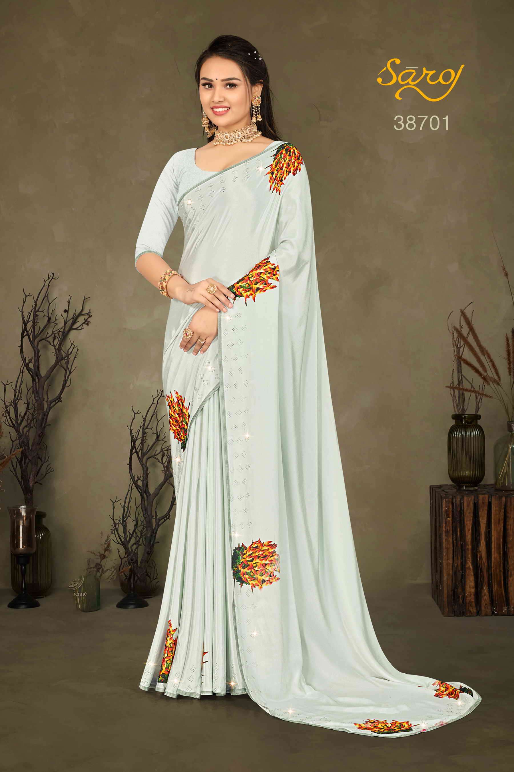 Saroj textile presents Tanmayi Designer sarees catalogue