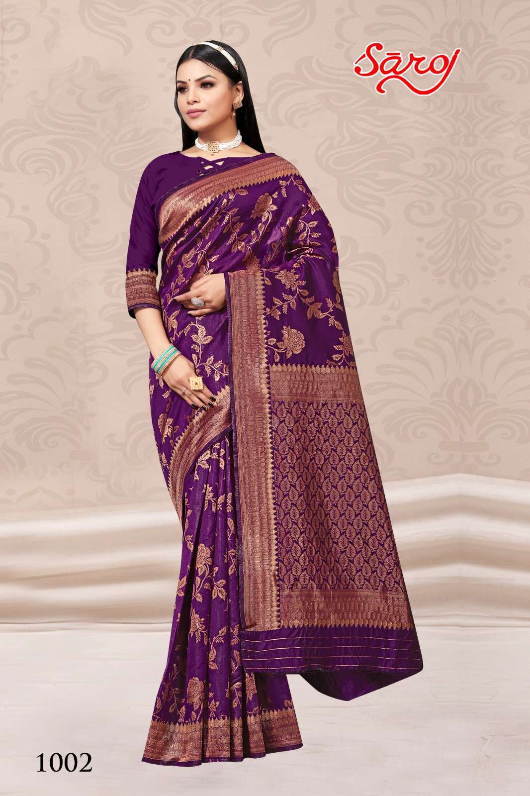 Saroj textile presents Varnika vol 3 banarasi sarees catalogue