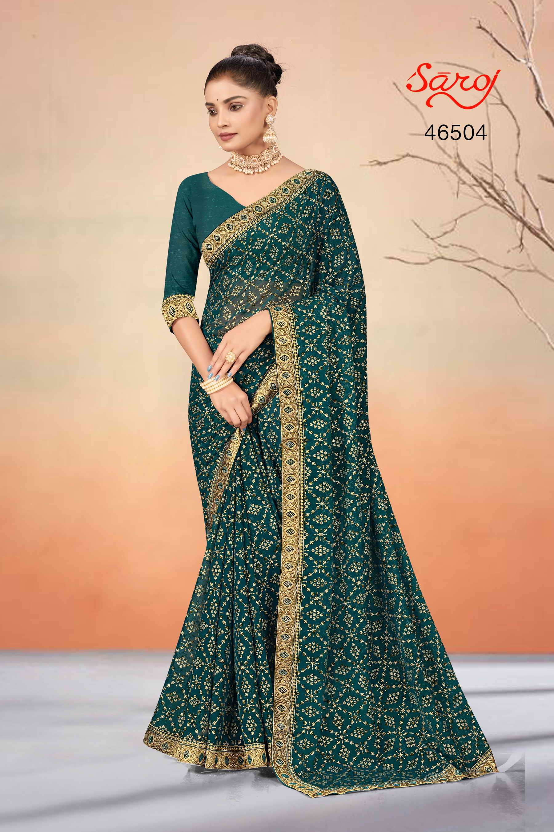 Saroj textile presents Vibha Designer sarees catalogue