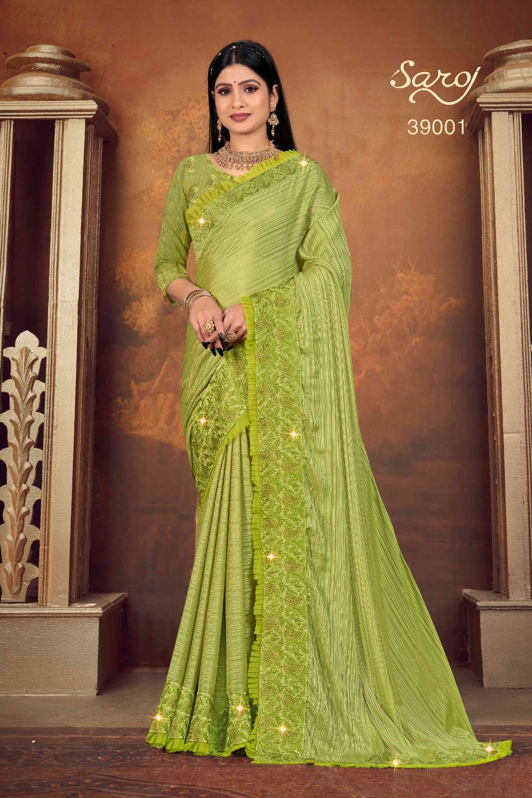 Saroj Textile Saathiyaa catalog wholesale Price 