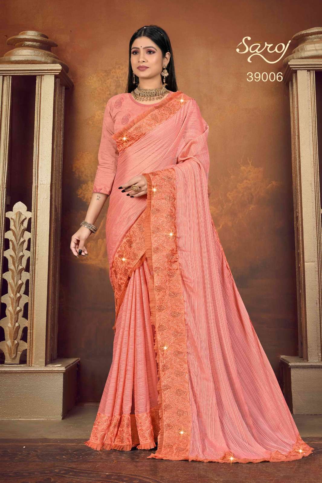 Saroj Textile Saathiyaa catalog wholesale Price 