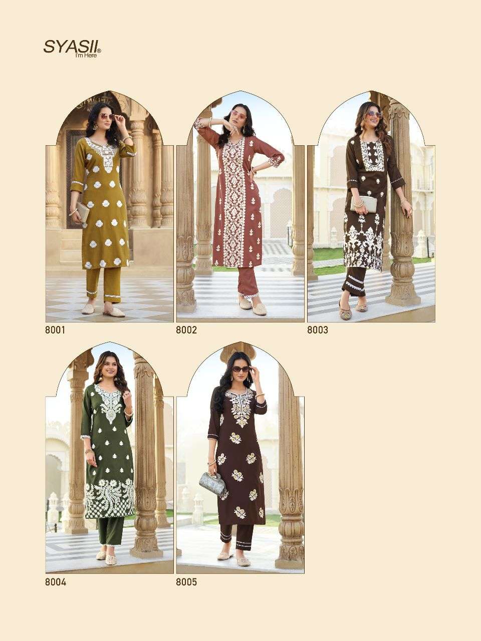 SYASII launching Kurti with Bottom set Designer Tunics for upcoming festiva Kurti with Bottom AMELIA