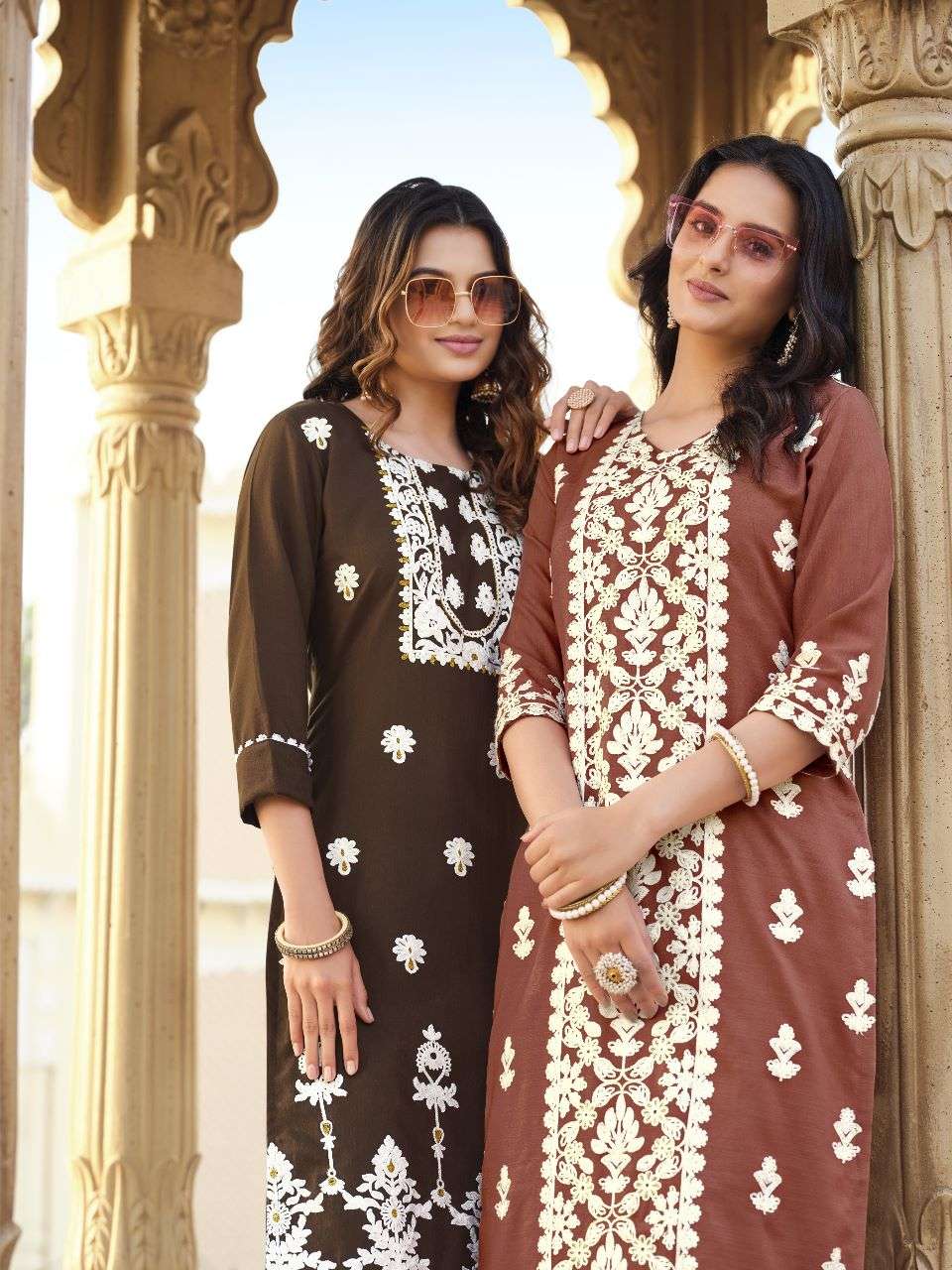 SYASII launching Kurti with Bottom set Designer Tunics for upcoming festiva Kurti with Bottom AMELIA