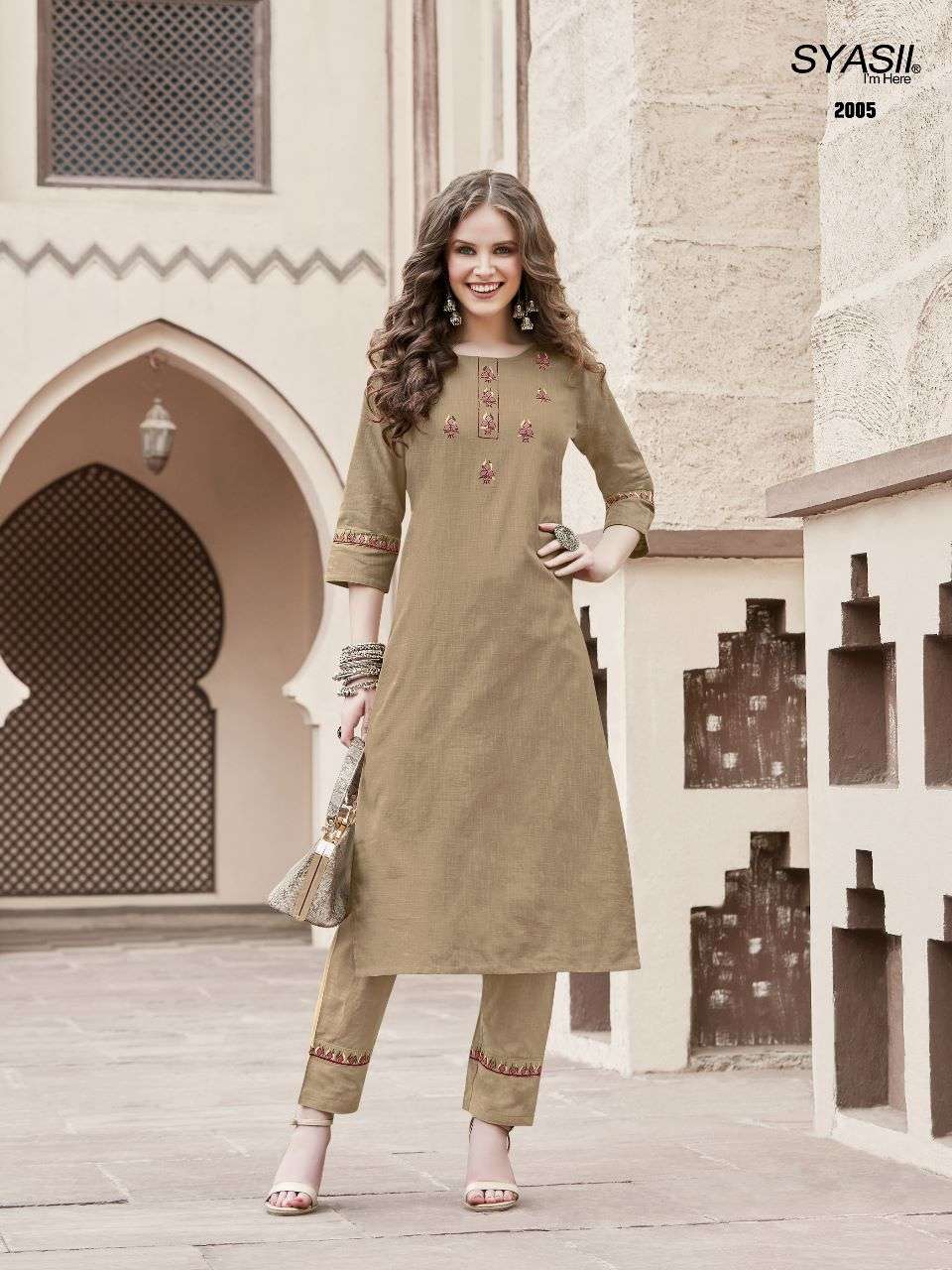 Beige Long Designer kurti |very comfortable designer kurti