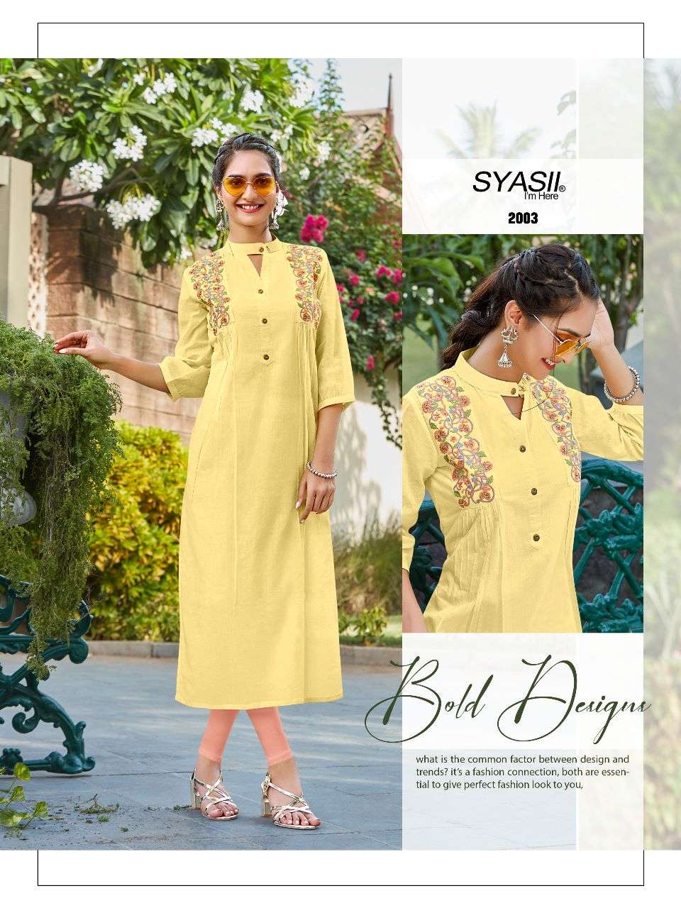SYASII launching Unic Designer Kurties for upcoming festival  only Kurti