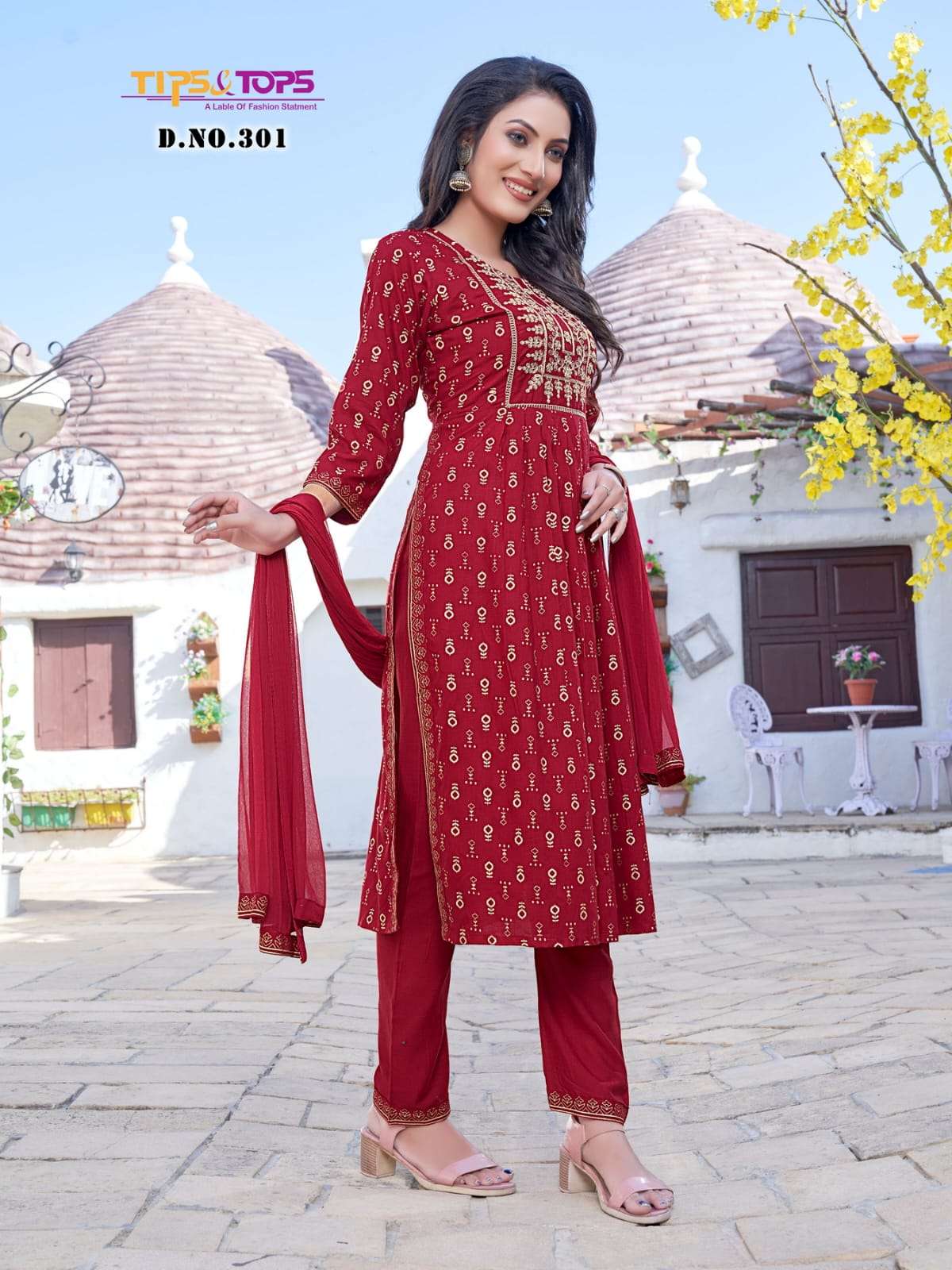 Tps n Tops launch GUNGUN Vol 03 Kurti Pant and Dupatta 3 Piecs Suit also