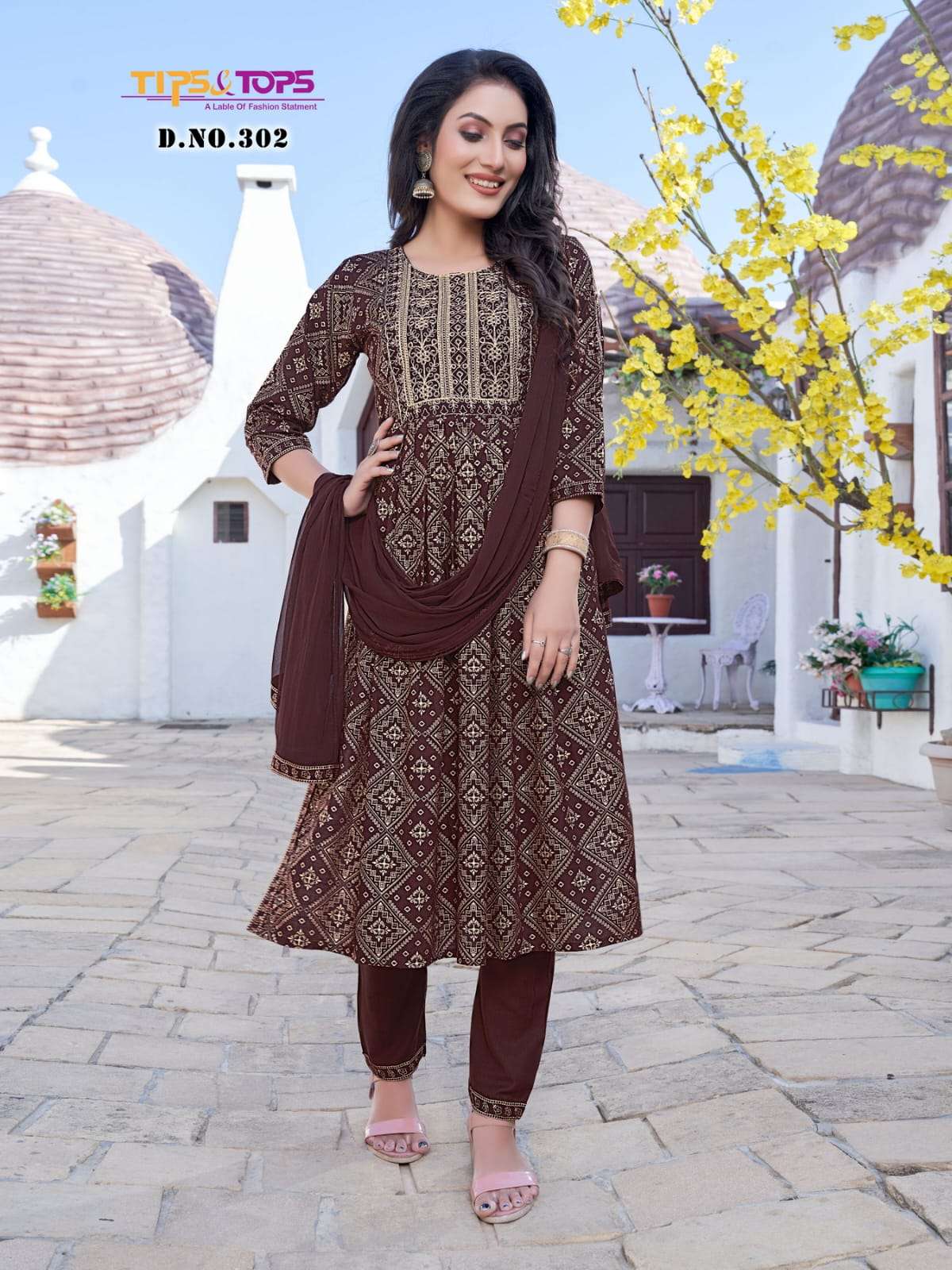 Tps n Tops launch GUNGUN Vol 03 Kurti Pant and Dupatta 3 Piecs Suit also