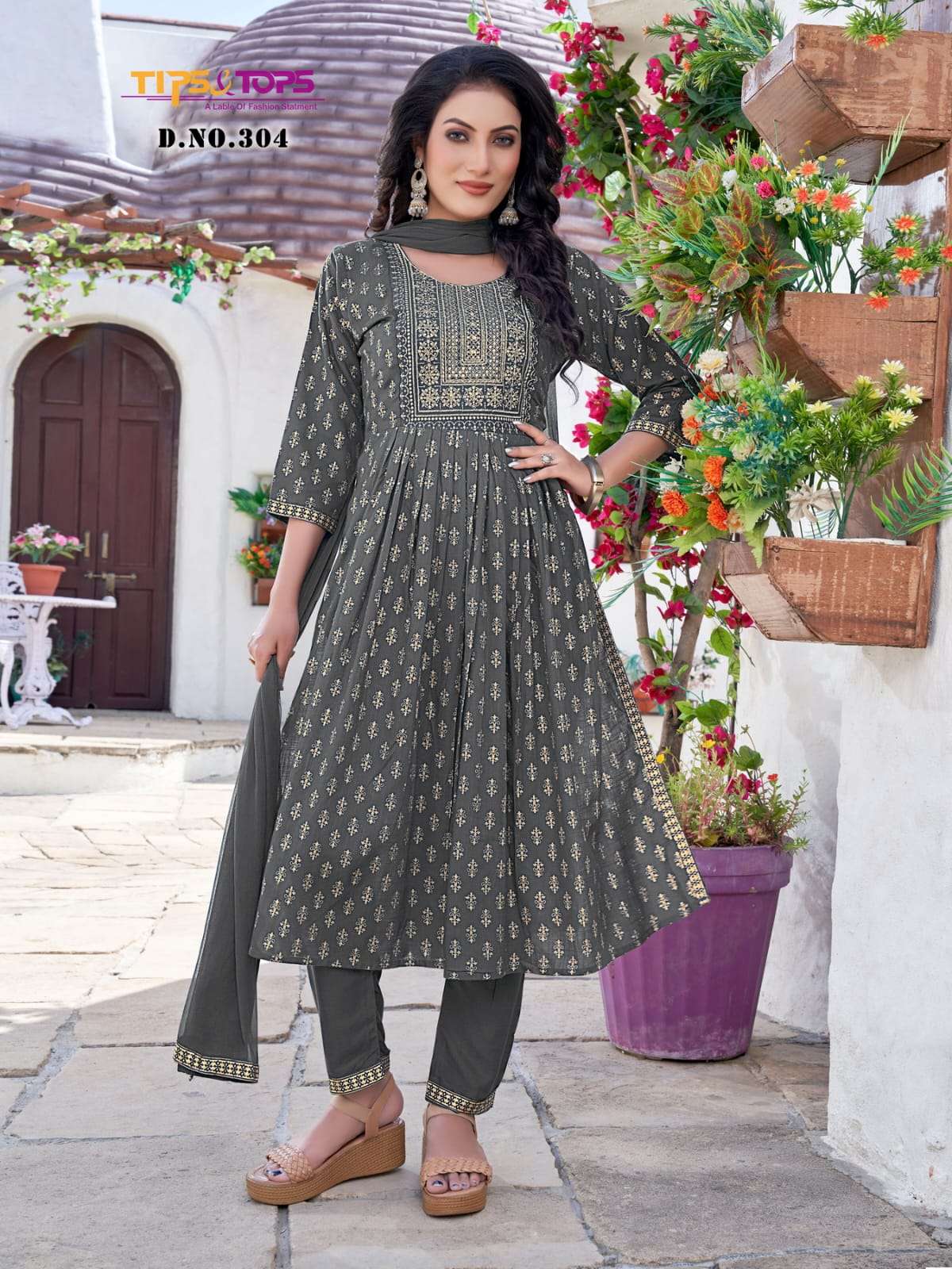 Tps n Tops launch GUNGUN Vol 03 Kurti Pant and Dupatta 3 Piecs Suit also