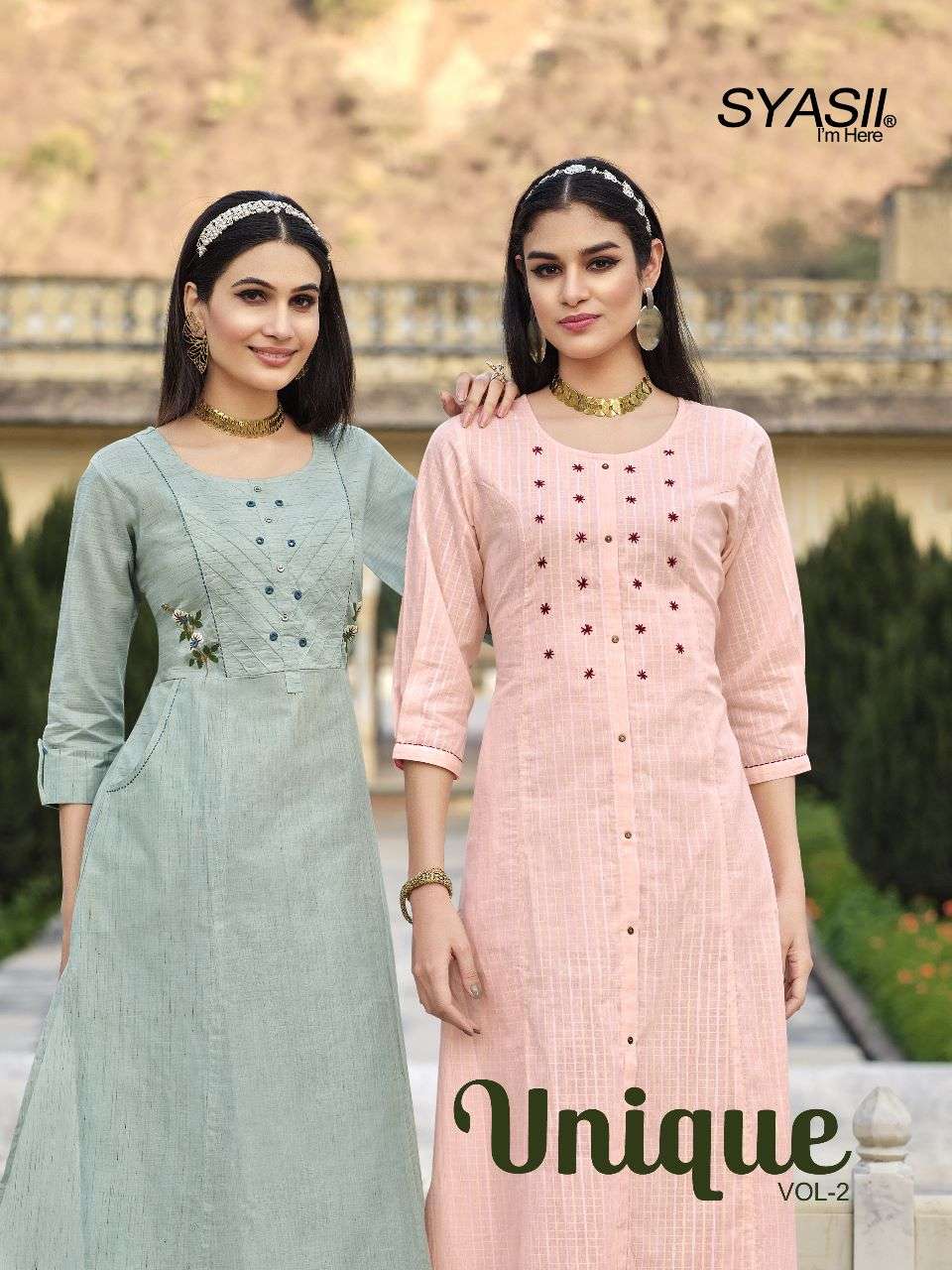  Unic Designer kurti set for upcoming festivalUNIQUE VOL-2  only kurti 