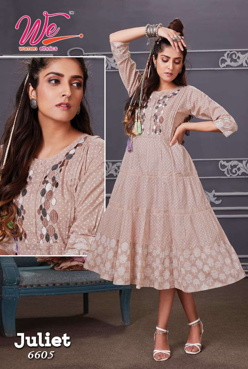 Women Ethnics Presents Juliet cotton Kurtis