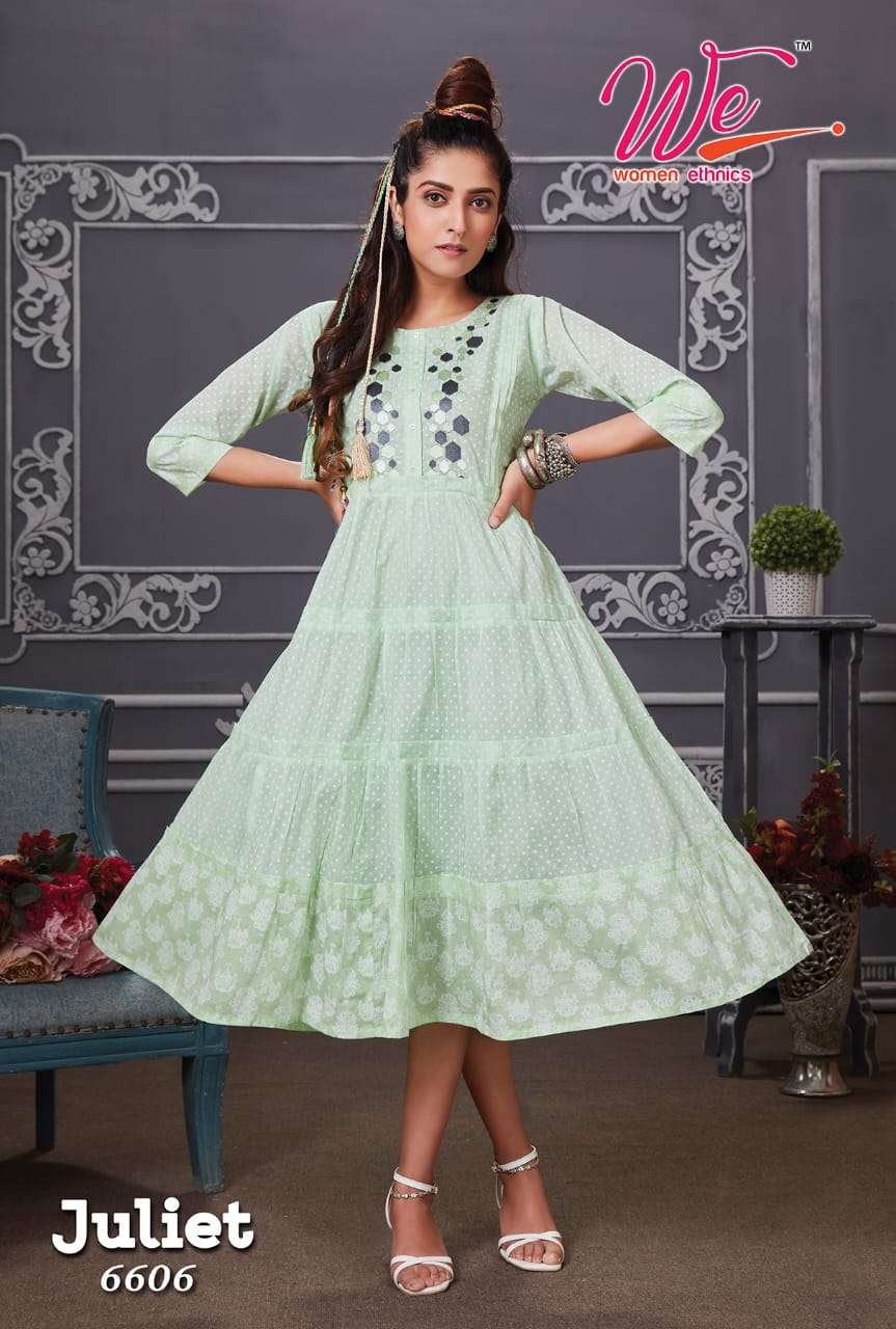 Women Ethnics Presents Juliet cotton Kurtis