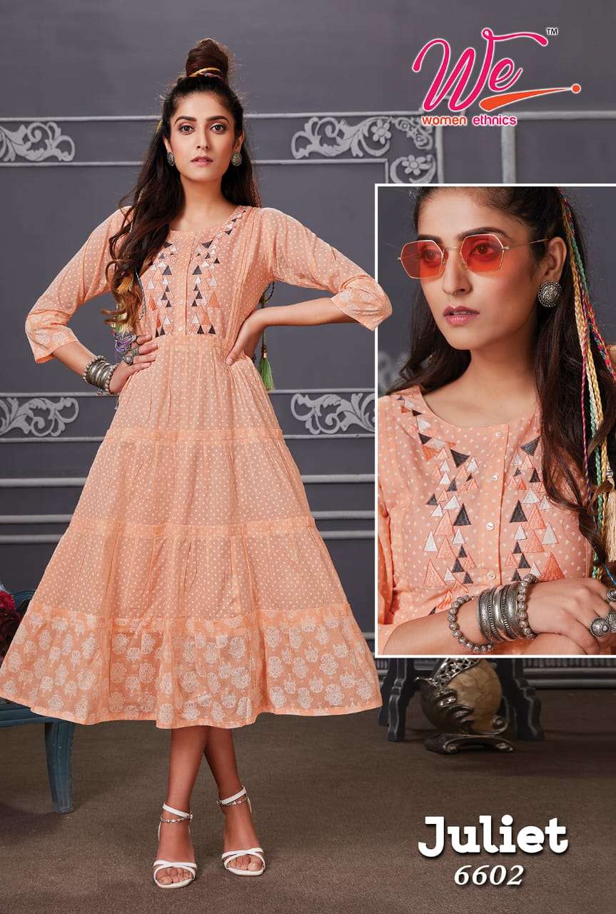 Women Ethnics Presents Juliet cotton Kurtis