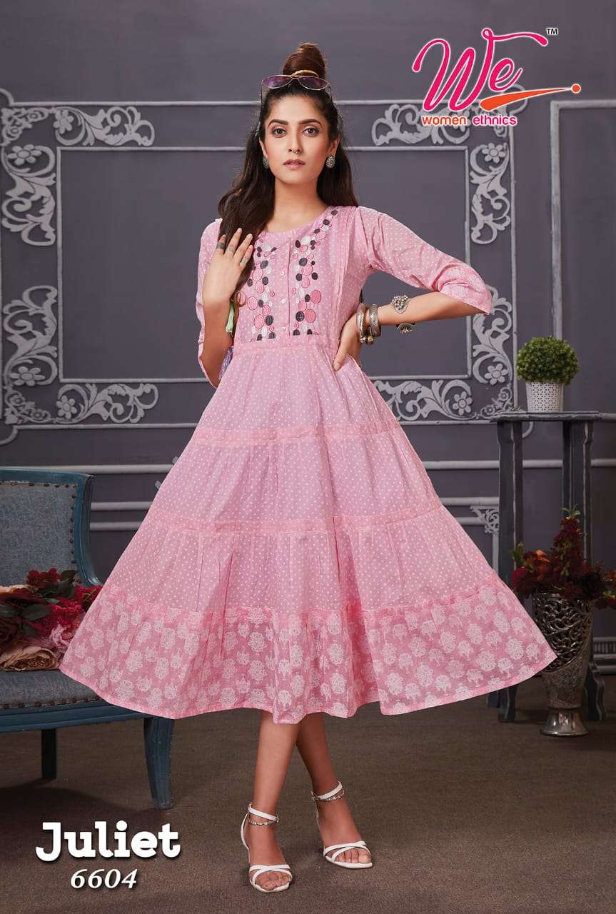 Women Ethnics Presents Juliet cotton Kurtis