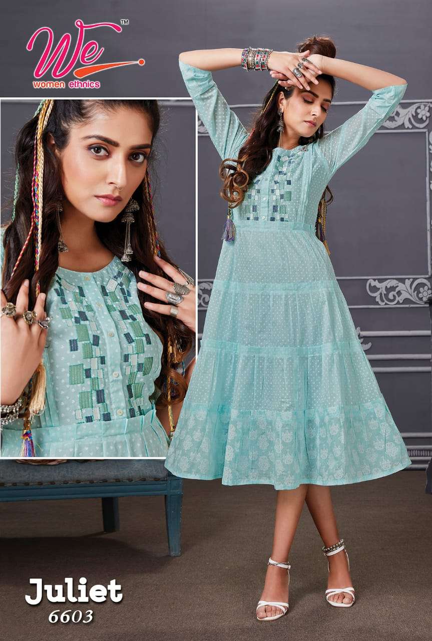 Women Ethnics Presents Juliet cotton Kurtis
