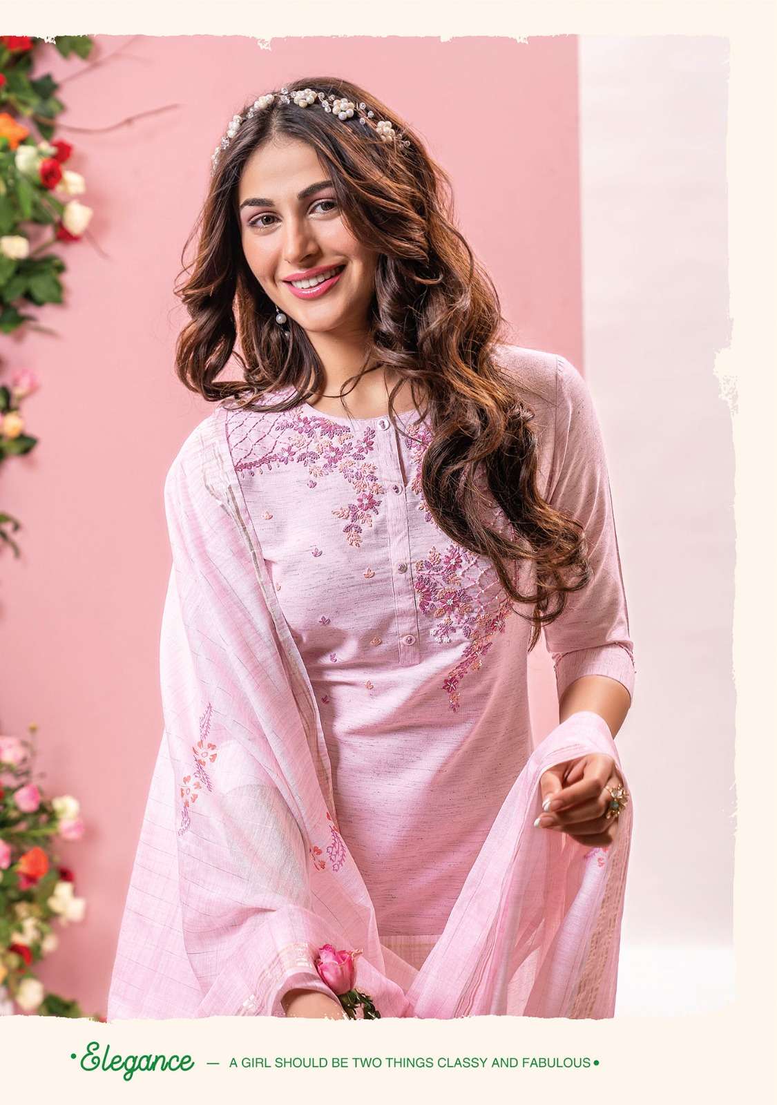 Anju fabrics Cotton crush vol-2 Designer Kurti Pant With Dupatta 