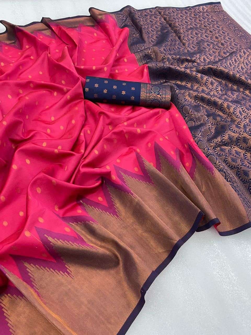 Aab Korum Silk Occasional Designer Kanjivaram Saree Wholesale catalog