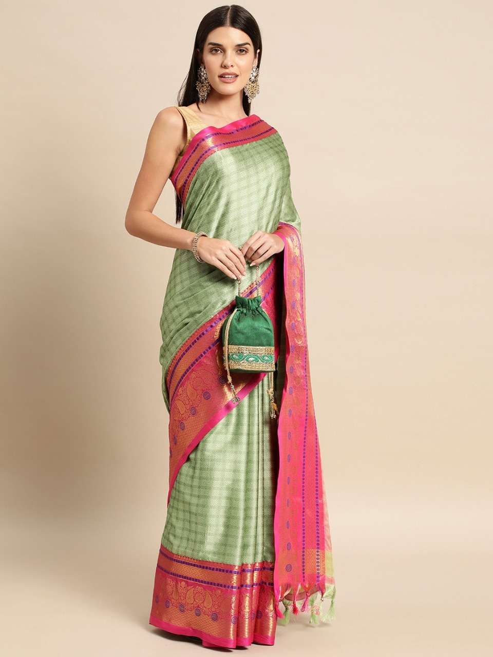 Aab Priya Party Style Designer Cotton Silk Saree Wholesale catalog