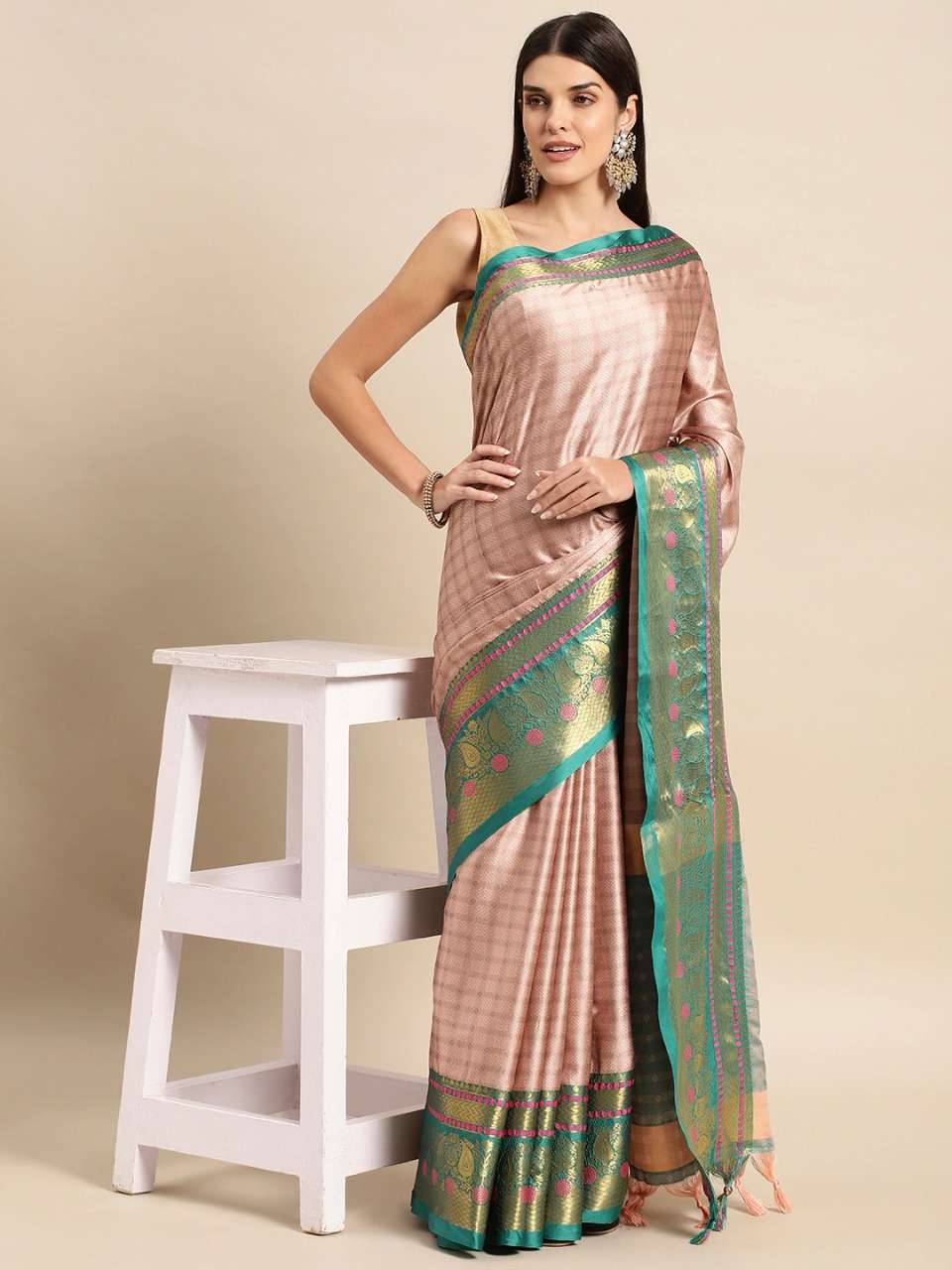 Aab Priya Party Style Designer Cotton Silk Saree Wholesale catalog