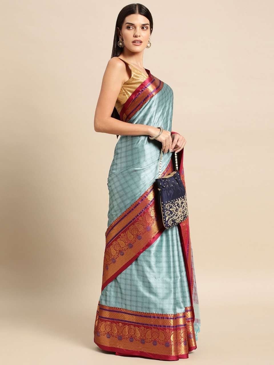 Aab Priya Party Style Designer Cotton Silk Saree Wholesale catalog