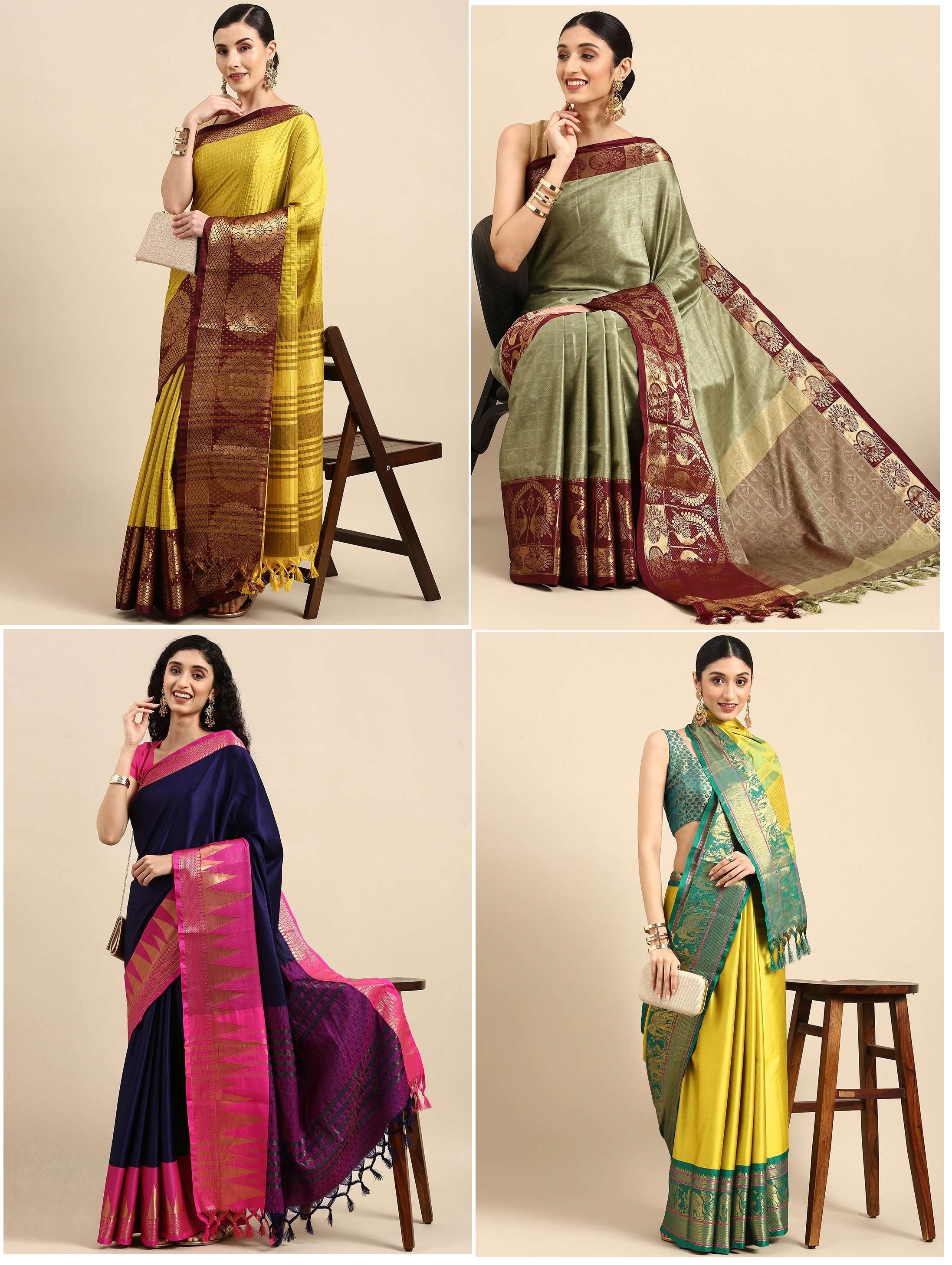 Aab Shagun Casual Wear Cotton Silk Sarees Wholesale catalog