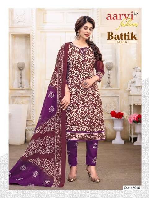 Aarvi Batik Queen vol-1 Wholesale catalog