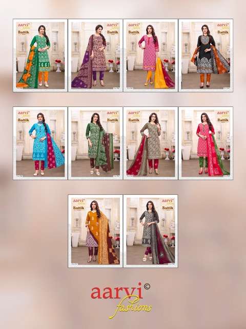 Aarvi Batik Queen vol-1 Wholesale catalog