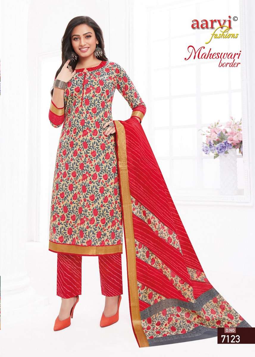 Aarvi Maheshwari Border Vol-1 Wholesale catalog
