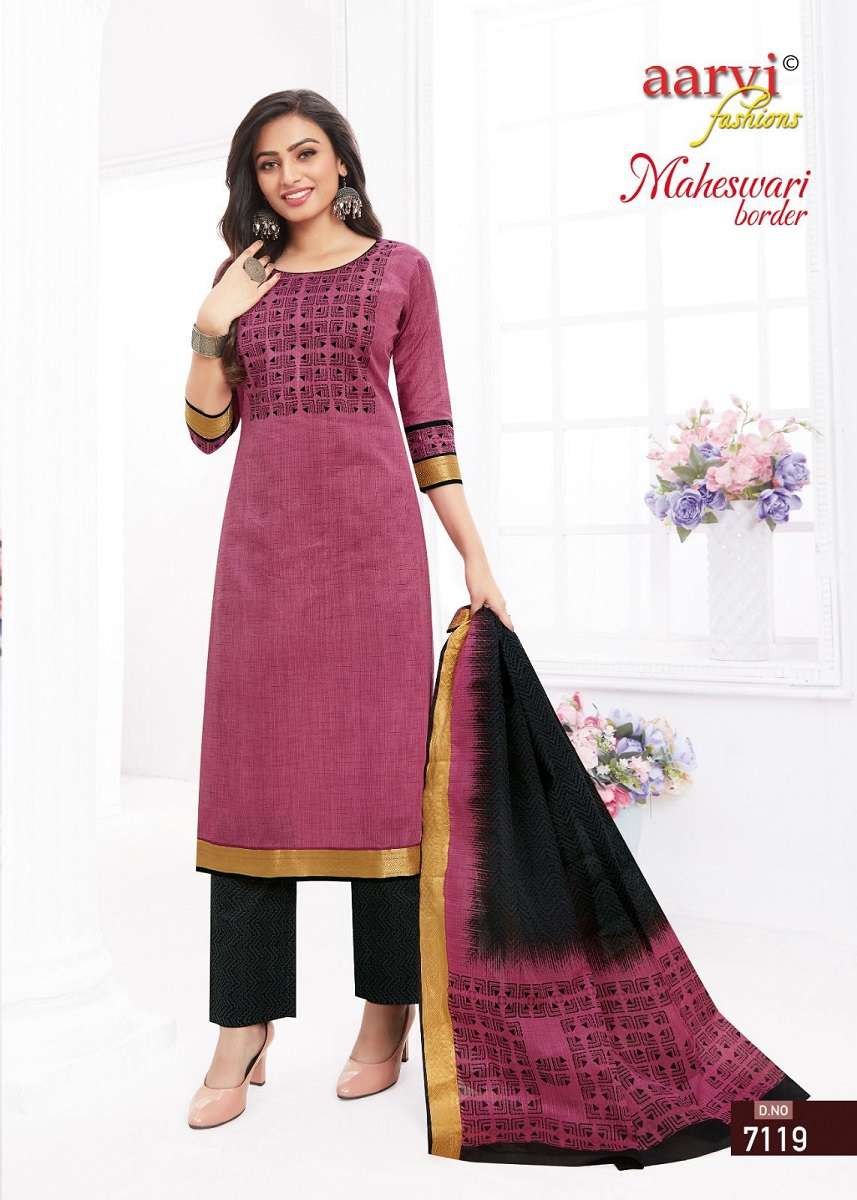 Aarvi Maheshwari Border Vol-1 Wholesale catalog